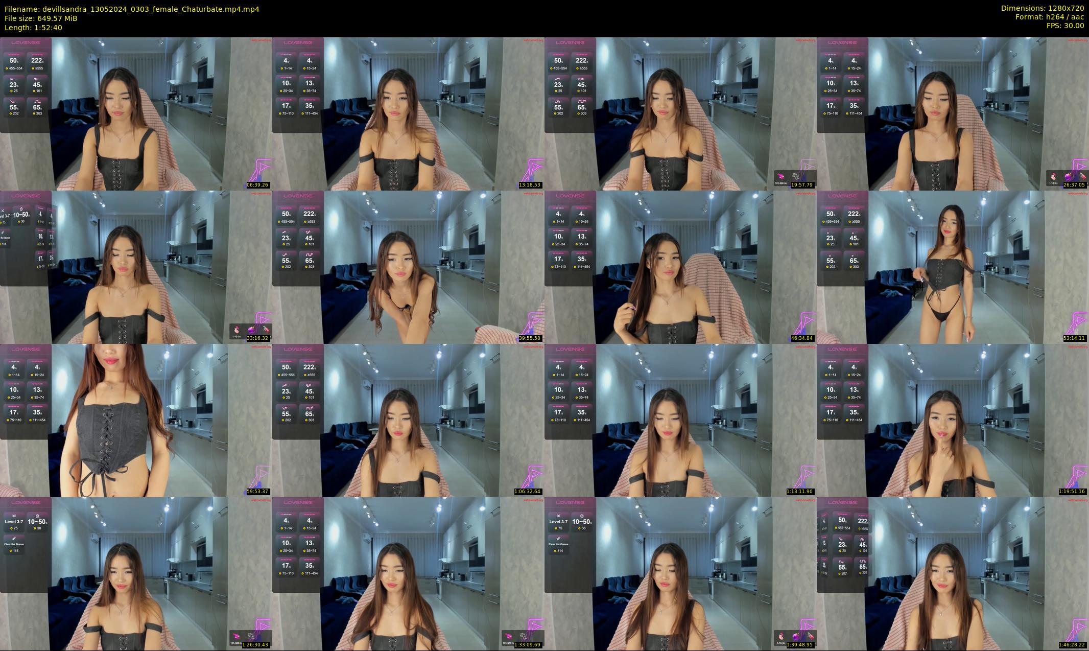 devillsandra — 113 minute Chaturbate female cam show recording, 720p, May 13, 2024