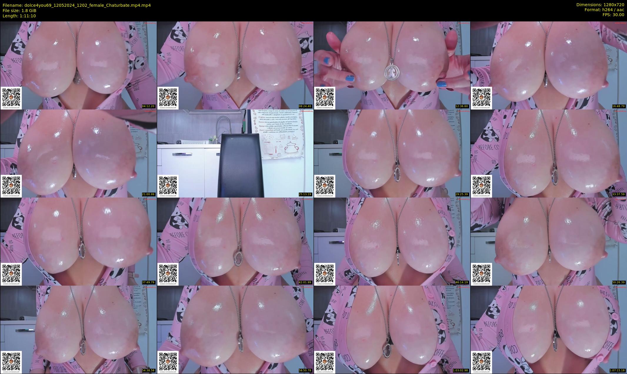 dolce4you69 — 72 minute Chaturbate female cam show recording, 720p, May 12, 2024