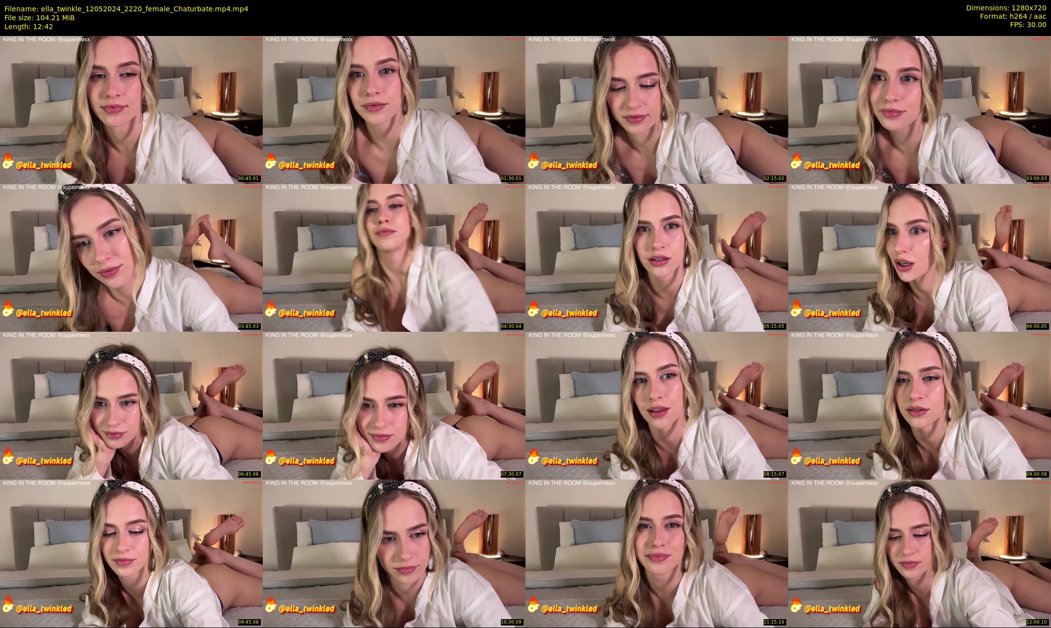 ella_twinkle — 13 minute Chaturbate female cam show recording, 720p, May 12, 2024