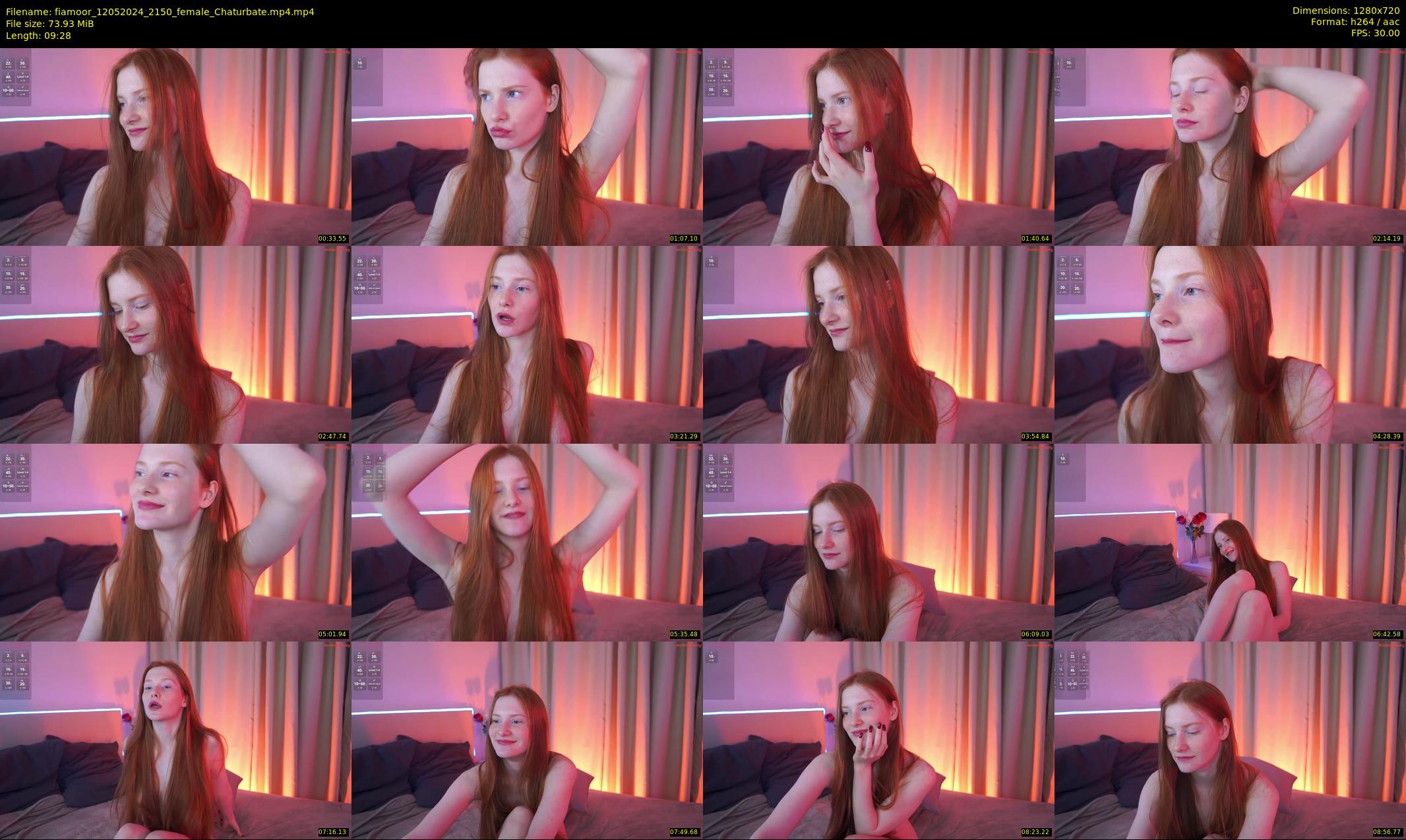 fiamoor — 10 minute Chaturbate female cam show recording, 720p, May 12, 2024