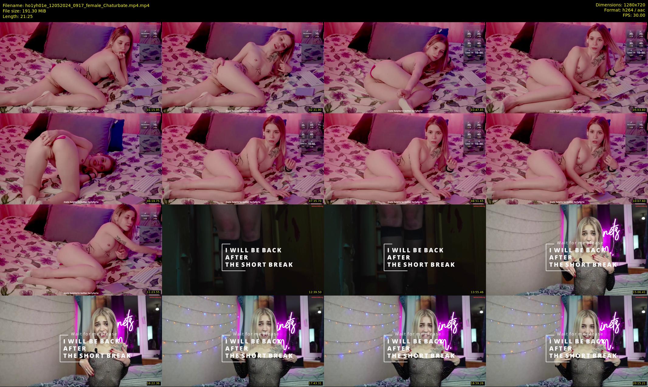 ho1yh01e — 22 minute Chaturbate couple cam show recording, 720p, May 12, 2024
