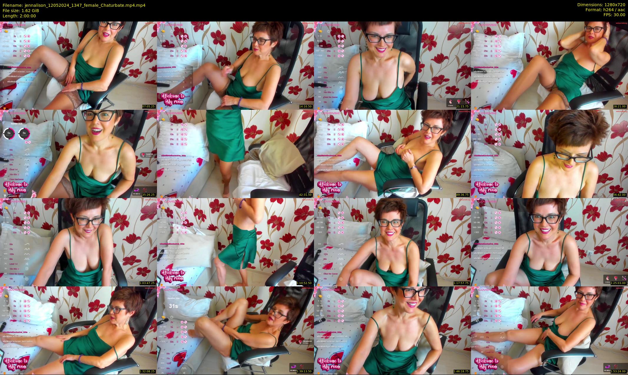 jennalison — 120 minute Chaturbate female cam show recording, 720p, May 12, 2024