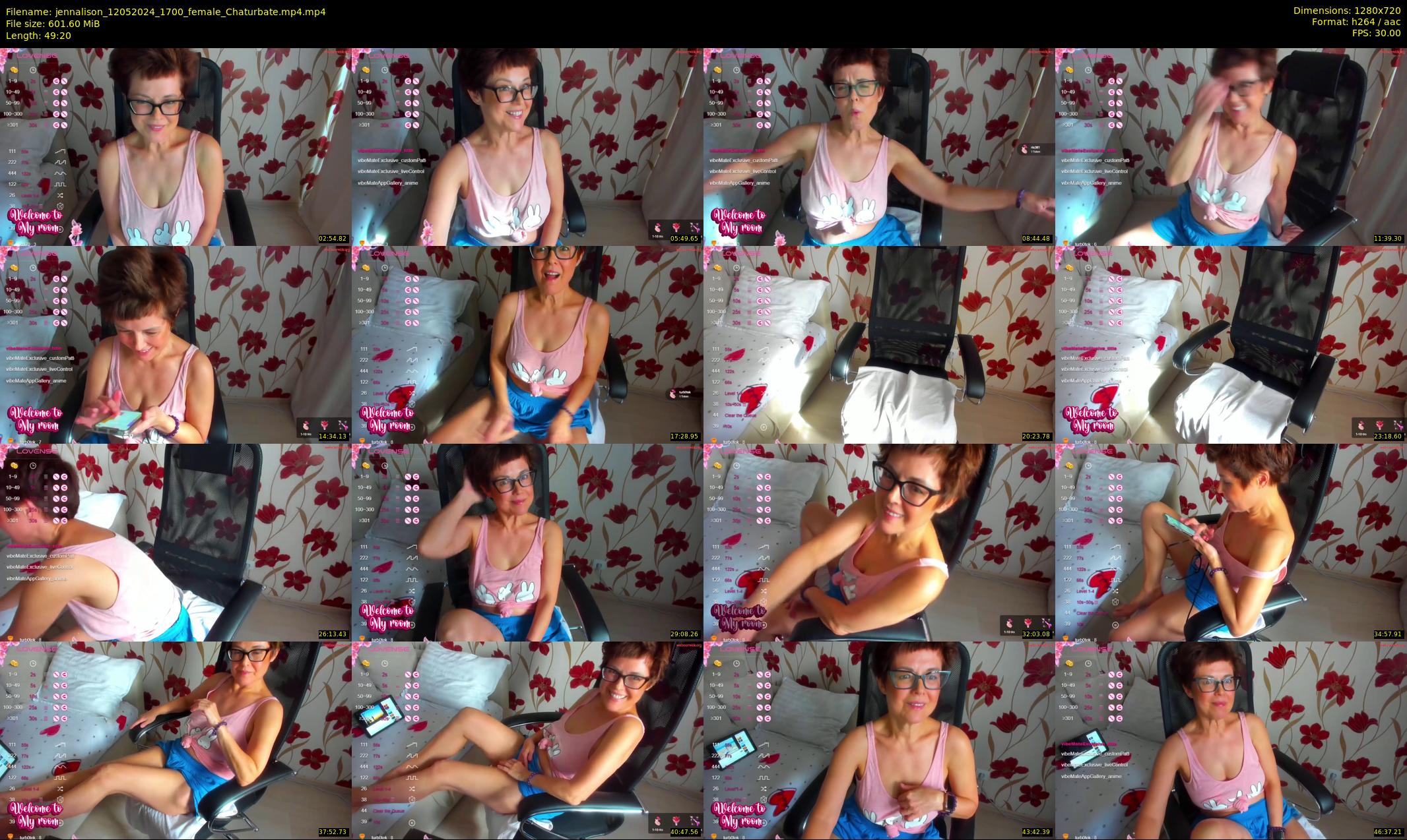 jennalison — 50 minute Chaturbate female cam show recording, 720p, May 12, 2024