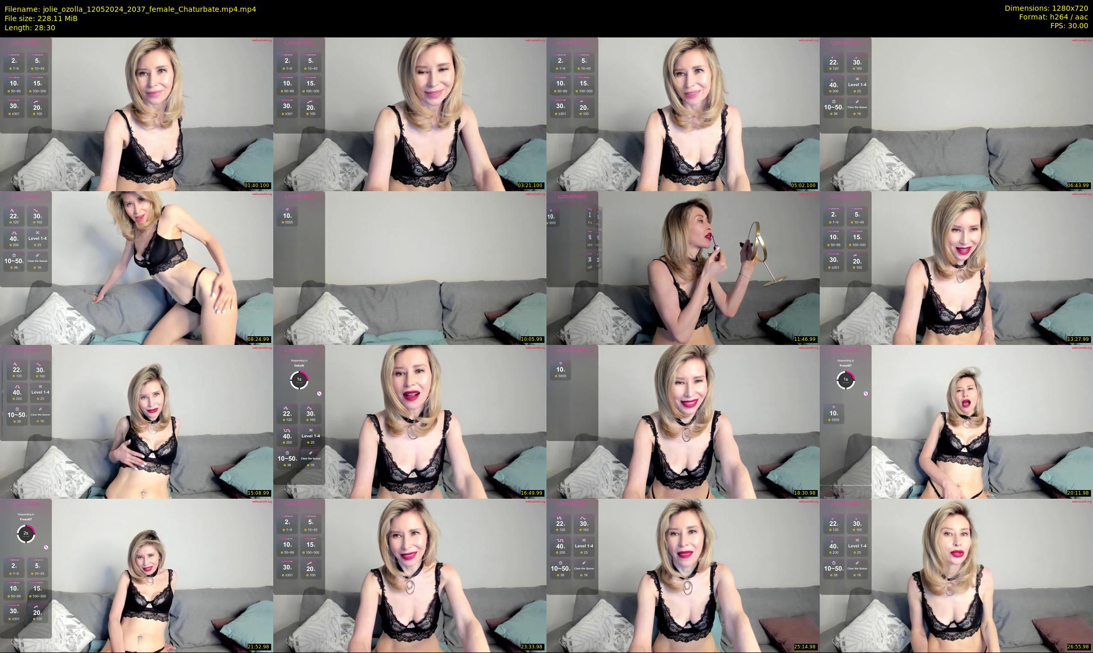 jolie_ozolla — 29 minute Chaturbate female cam show recording, 720p, May 12, 2024