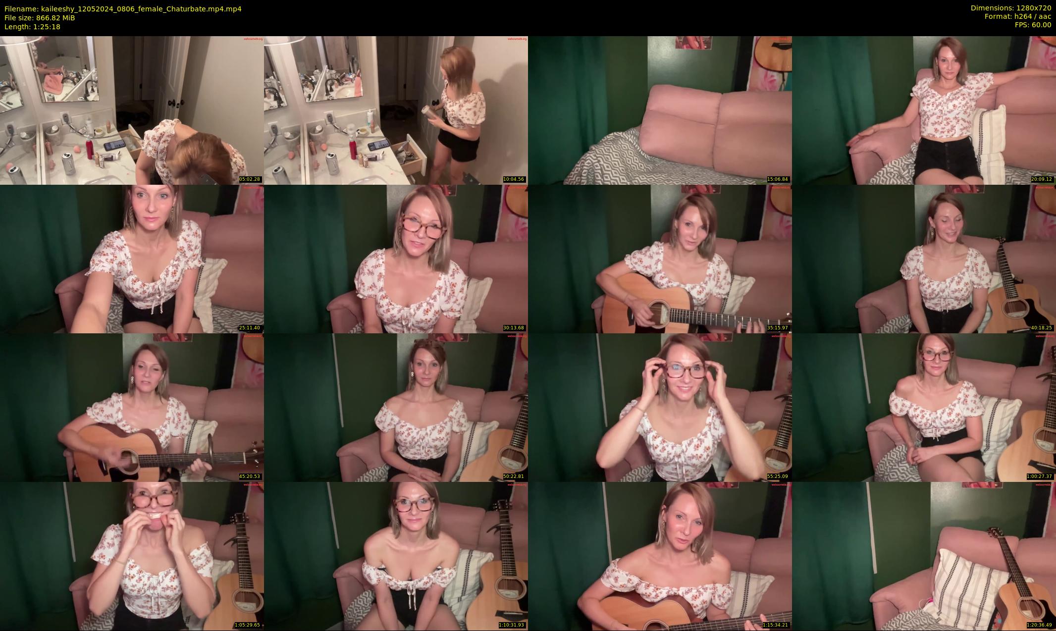 kaileeshy — 86 minute Chaturbate female cam show recording, 720p, May 12, 2024