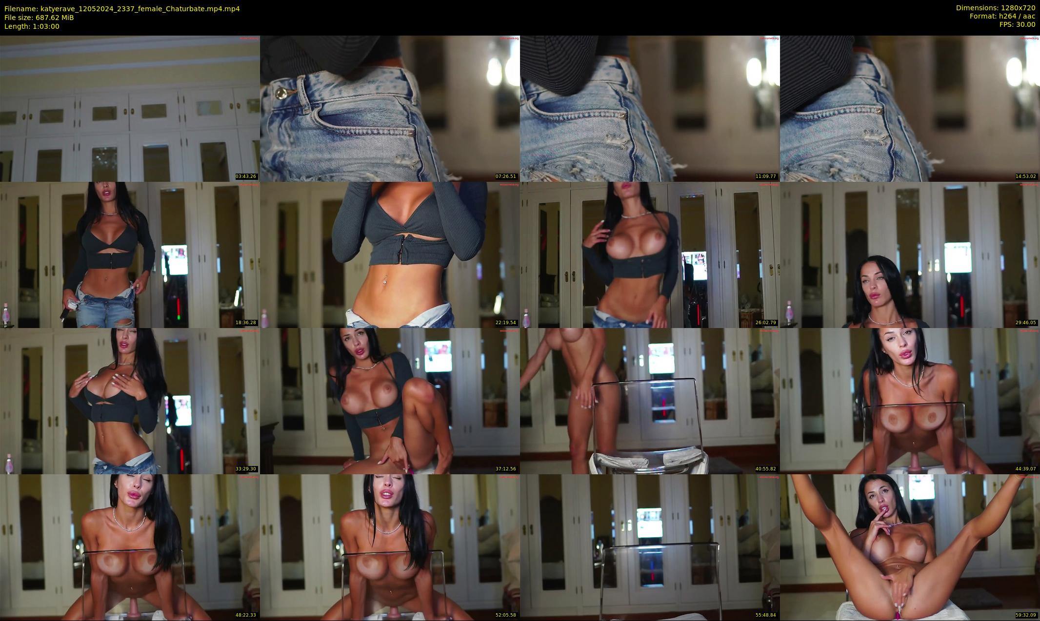 katyerave — 63 minute Chaturbate female cam show recording, 720p, May 12, 2024