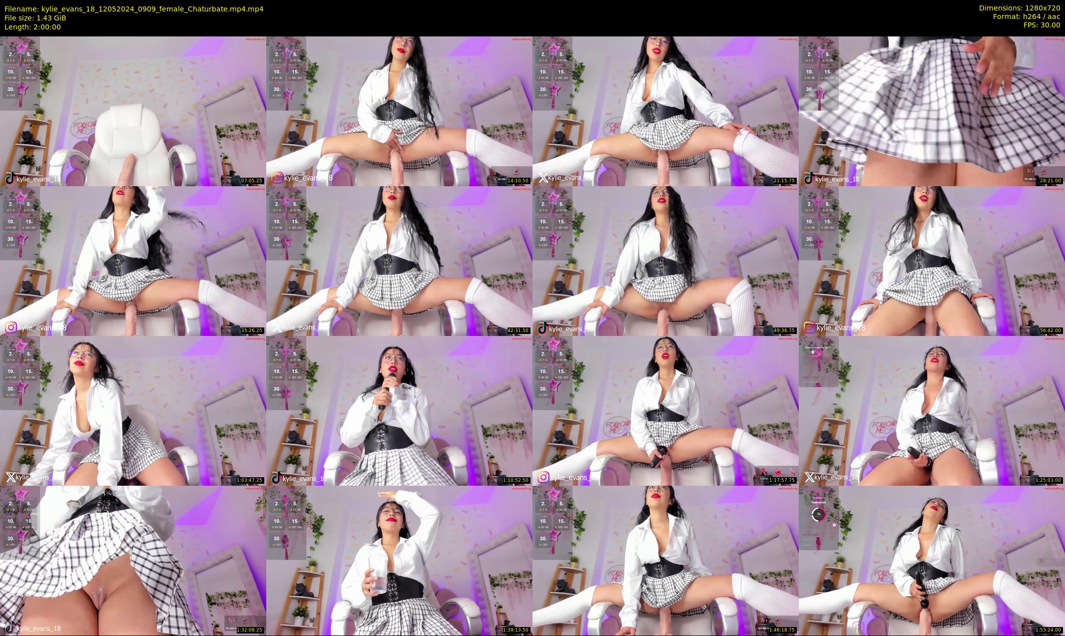 kylie_evans_18 — 120 minute Chaturbate female cam show recording, 720p, May 12, 2024