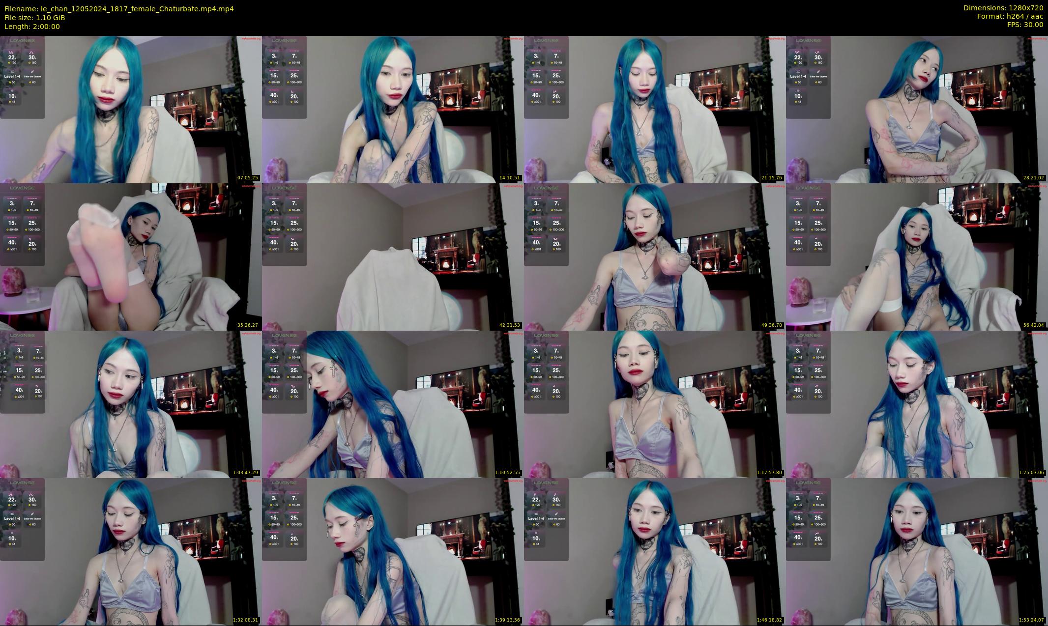 le_chan — 120 minute Chaturbate female cam show recording, 720p, May 12, 2024