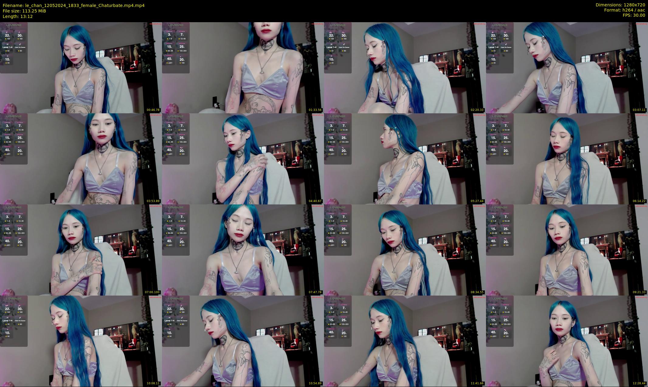 le_chan — 14 minute Chaturbate female cam show recording, 720p, May 12, 2024