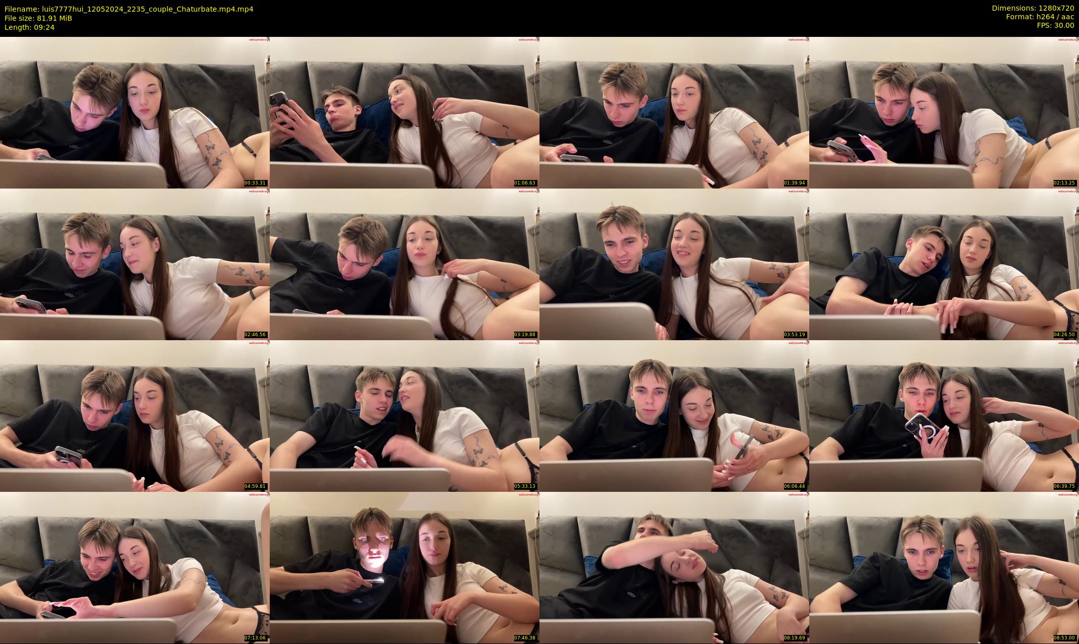 luis7777hui — 10 minute Chaturbate couple cam show recording, 720p, May 12, 2024