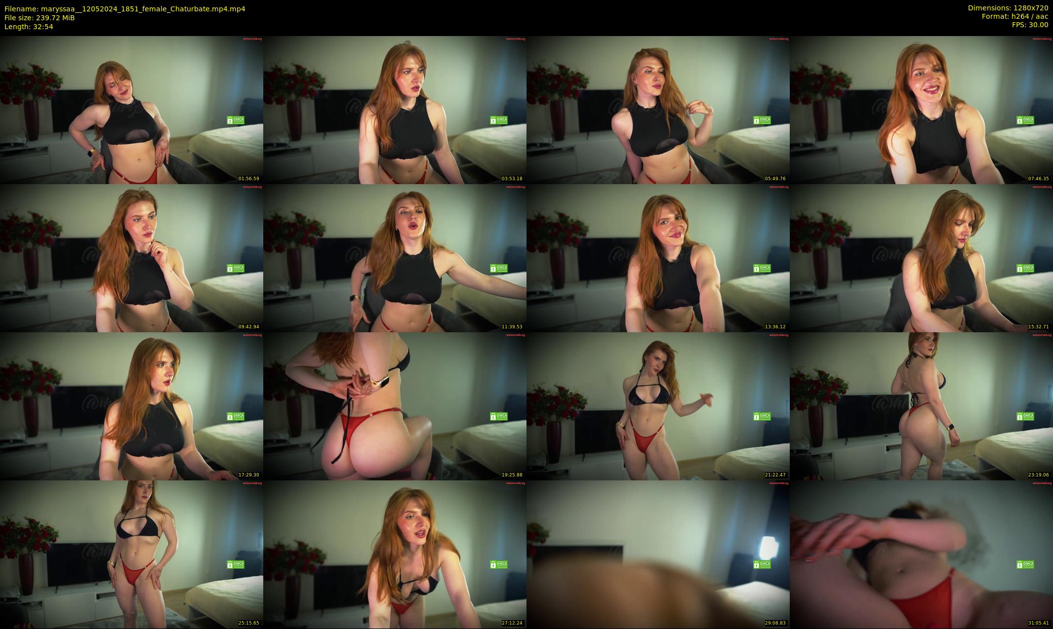 maryssaa_ — 33 minute Chaturbate female cam show recording, 720p, May 12, 2024