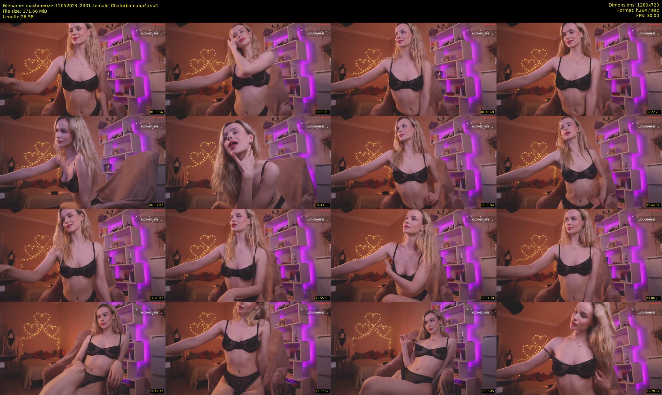 mashmerize — 27 minute Chaturbate female cam show recording, 720p, May 12, 2024