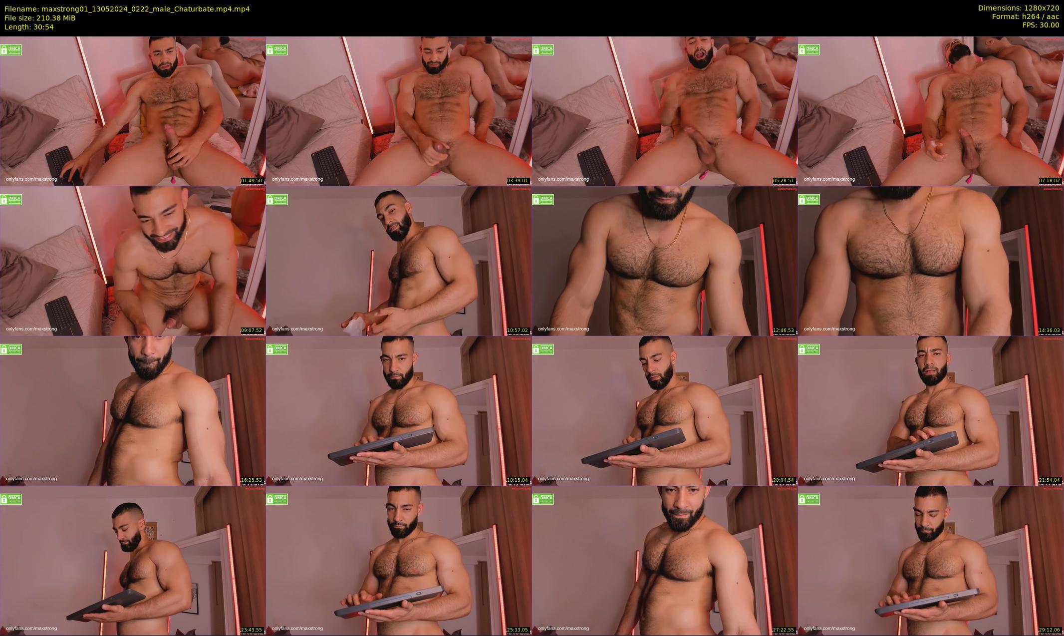maxstrong01 — 31 minute Chaturbate male cam show recording, 720p, May 13, 2024