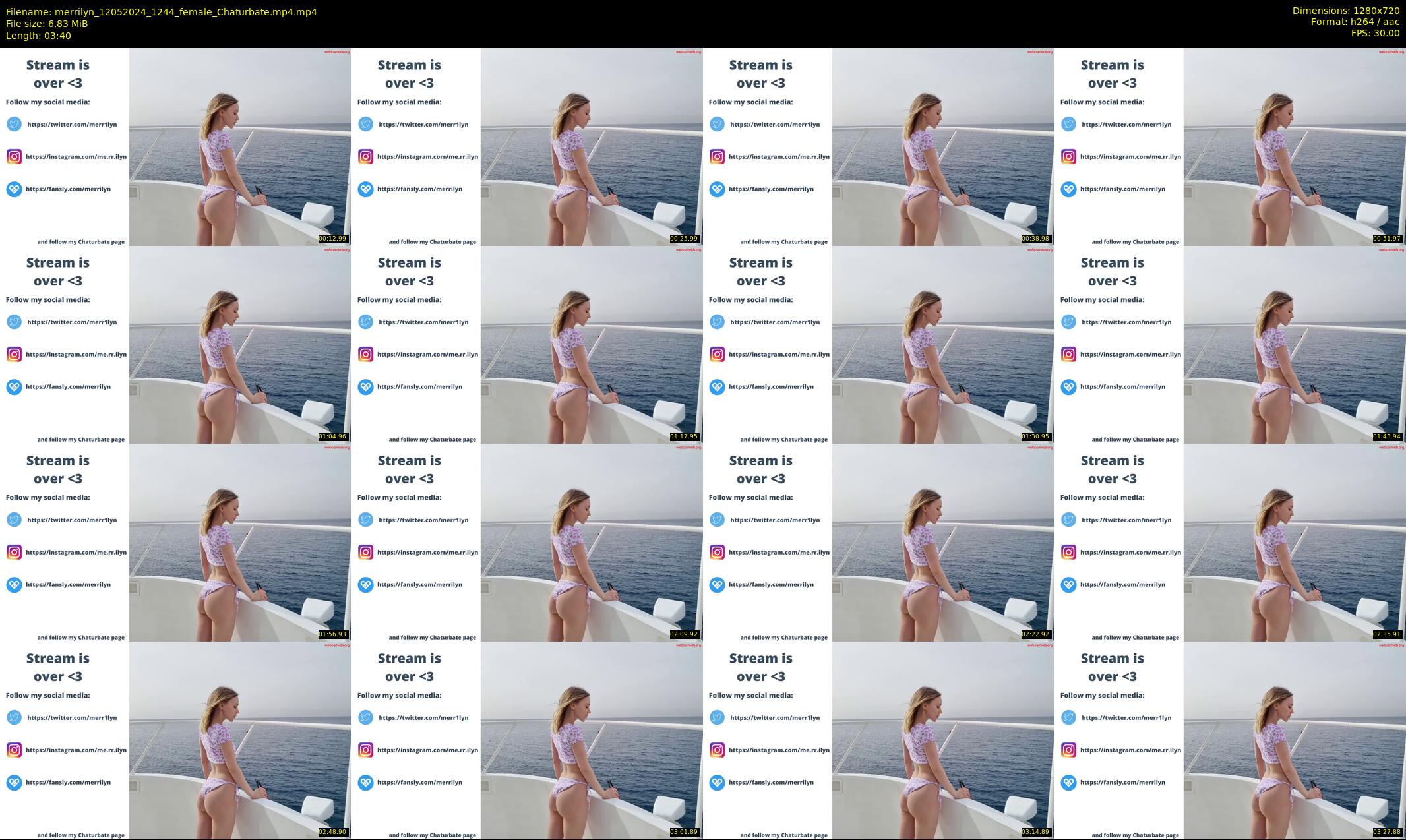 merrilyn — 4 minute Chaturbate female cam show recording, 720p, May 12, 2024