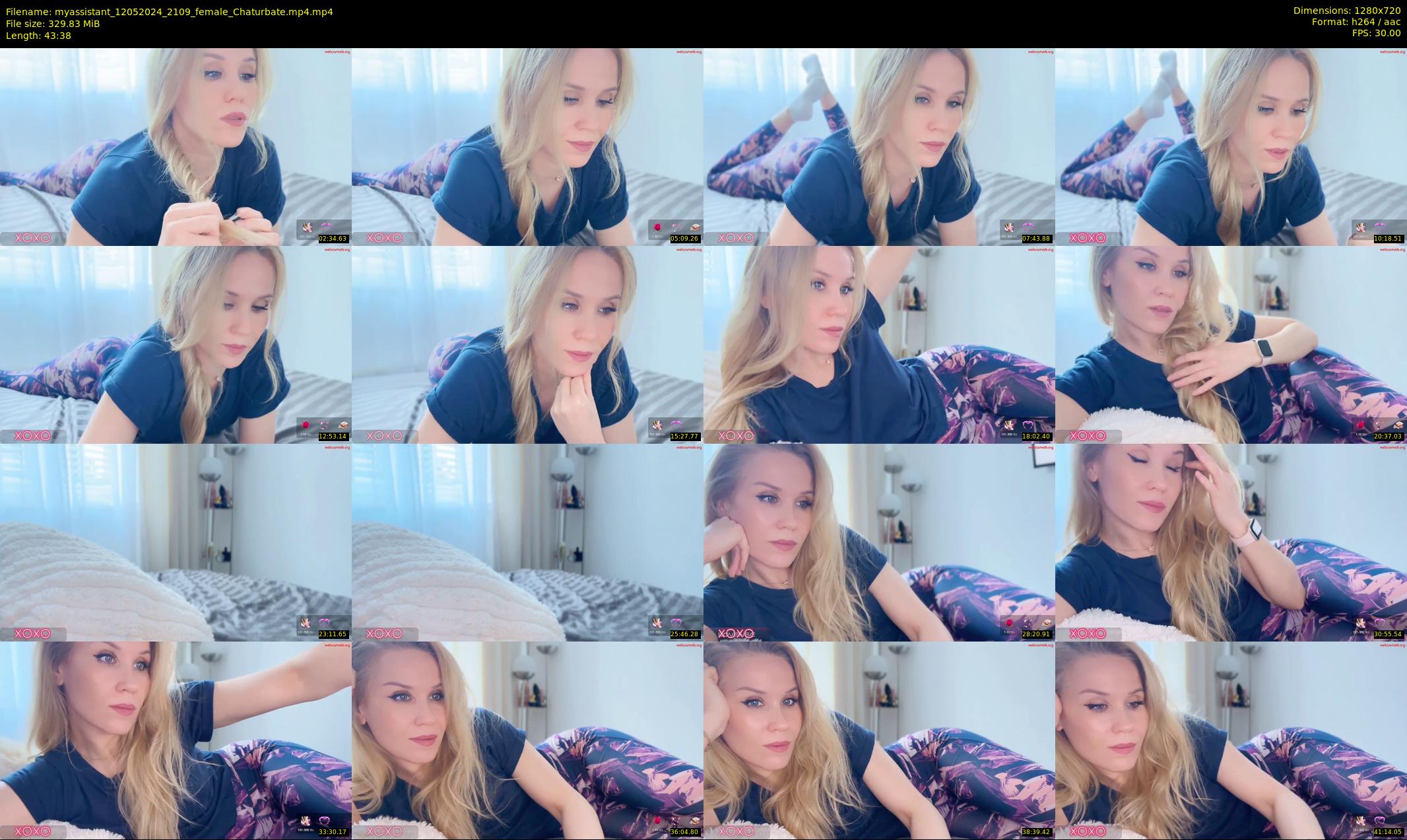 myassistant — 44 minute Chaturbate female cam show recording, 720p, May 12, 2024