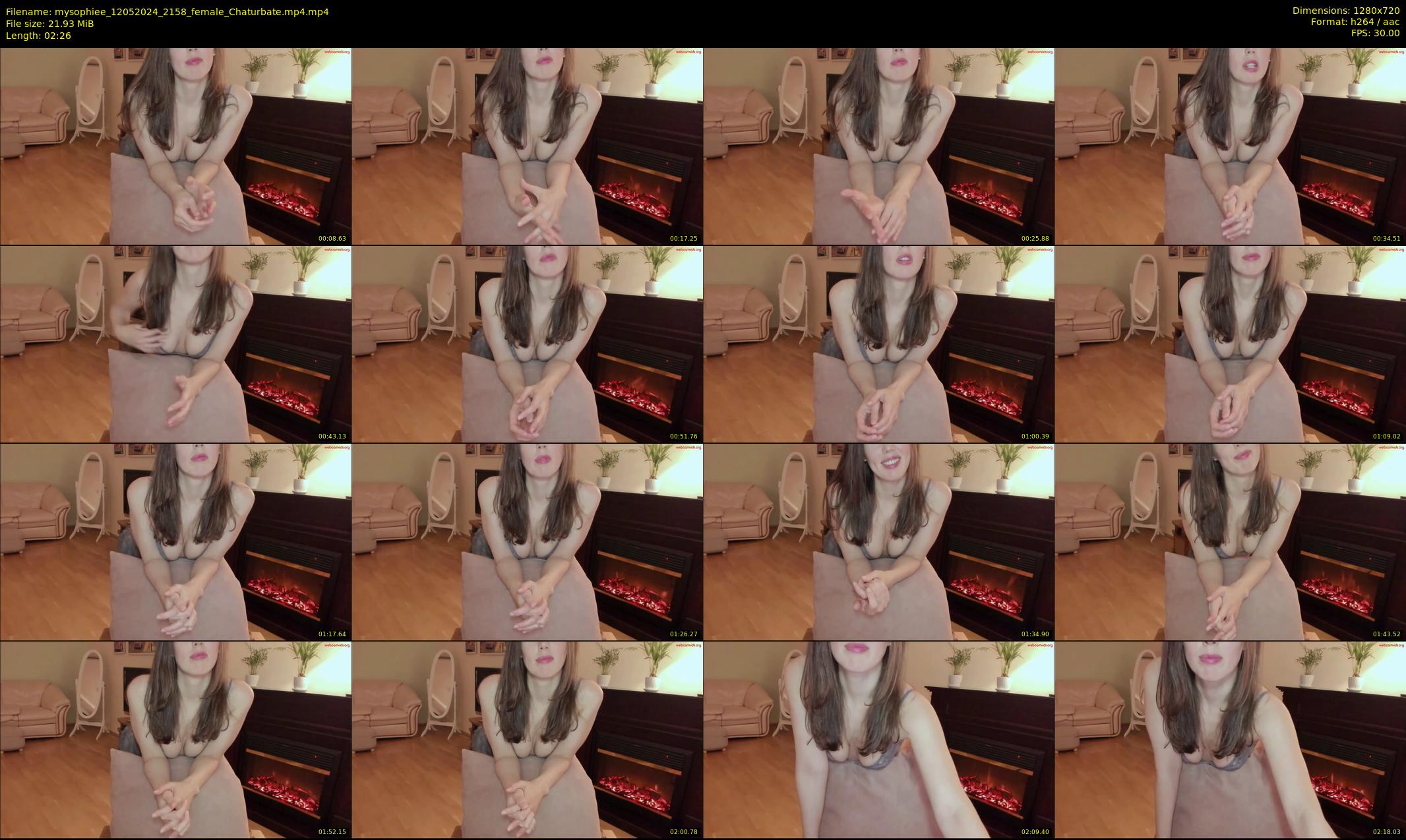 mysophiee — 3 minute Chaturbate female cam show recording, 720p, May 12, 2024