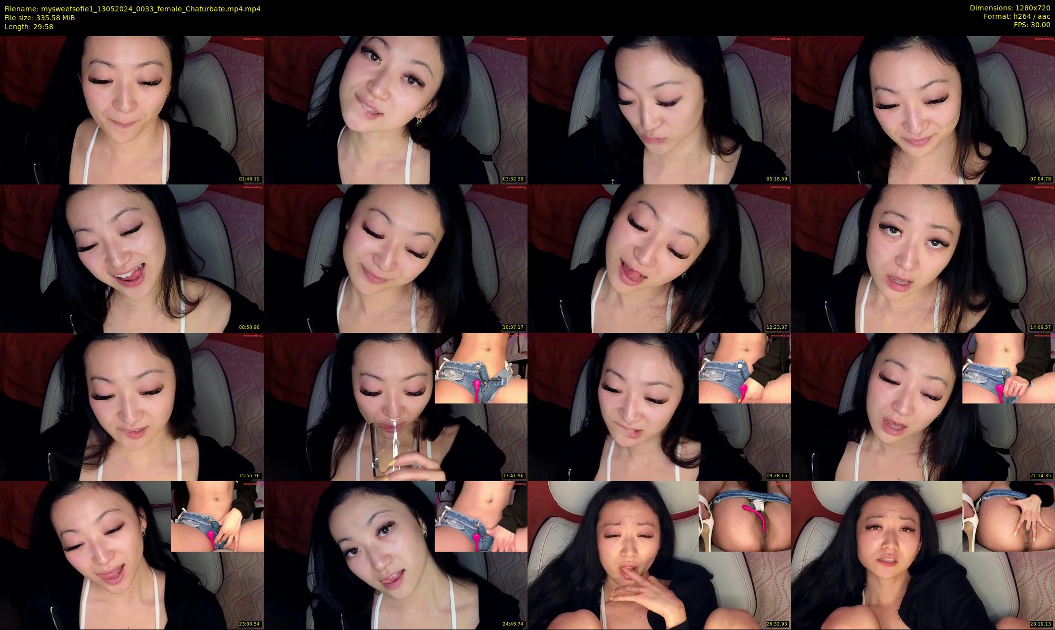 mysweetsofie1 — 30 minute Chaturbate female cam show recording, 720p, May 13, 2024