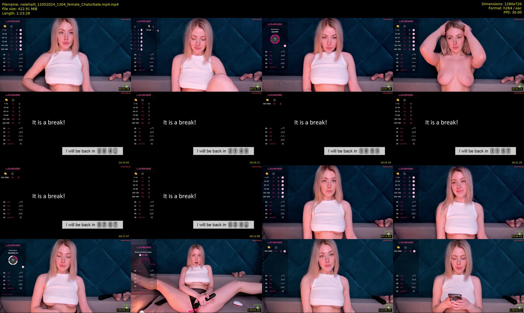 natehalll — 84 minute Chaturbate female cam show recording, 720p, May 12, 2024