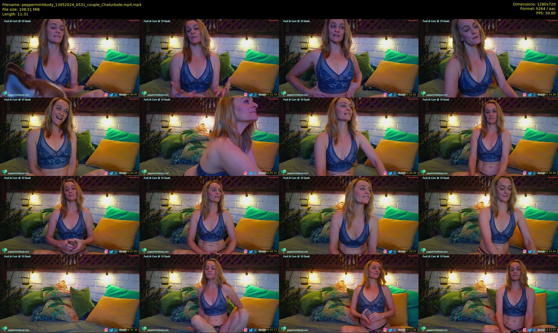 peppermintdusty — 12 minute Chaturbate couple cam show recording, 720p, May 13, 2024