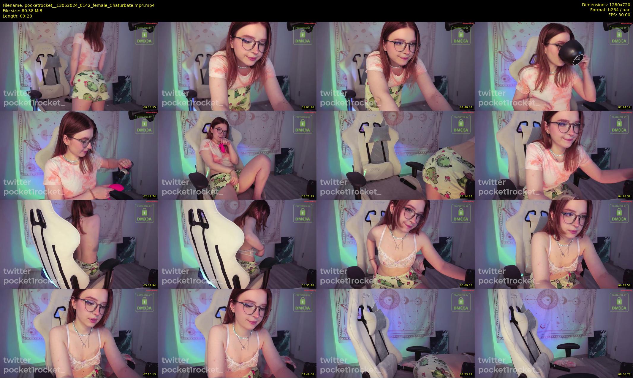 pocketrocket_ — 10 minute Chaturbate female cam show recording, 720p, May 13, 2024
