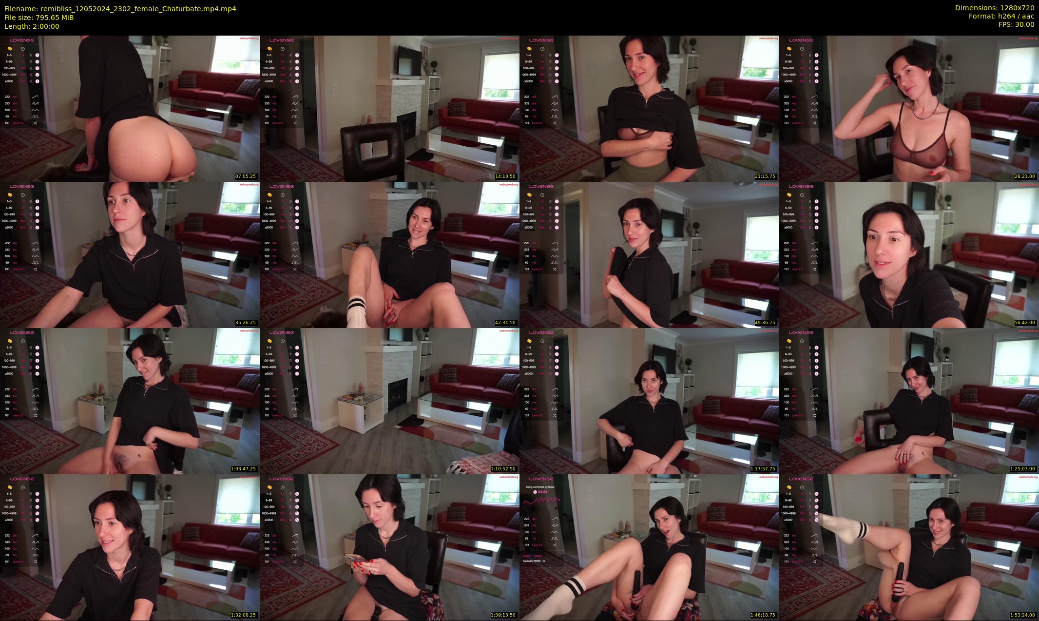 remibliss — 120 minute Chaturbate female cam show recording, 720p, May 12, 2024