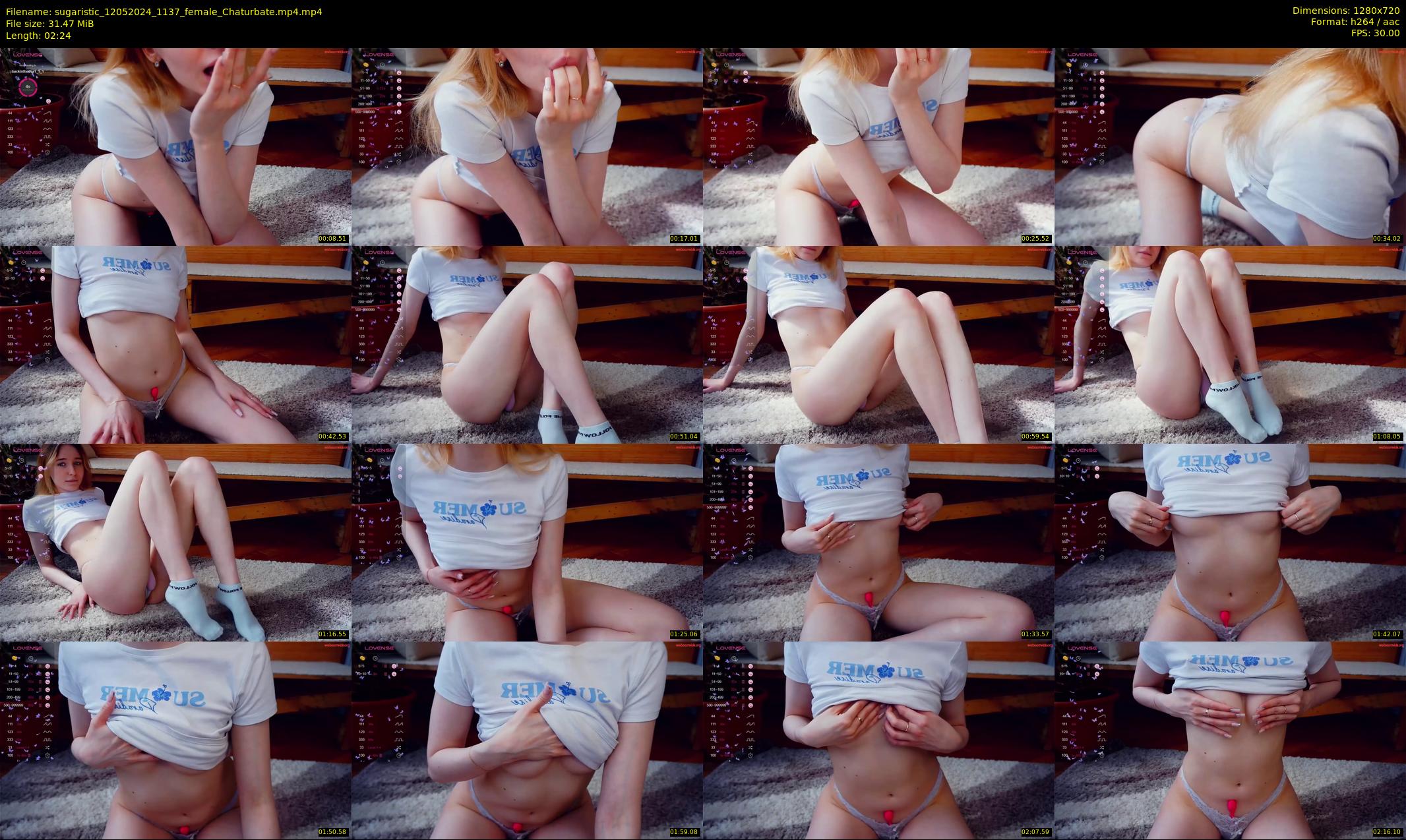 sugaristic — 3 minute Chaturbate female cam show recording, 720p, May 12, 2024