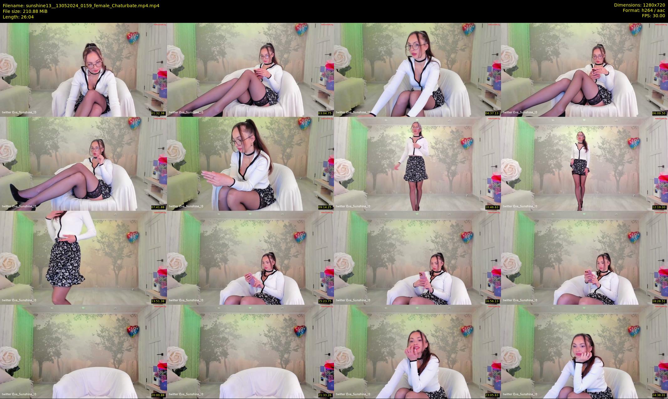 sunshine13_ — 27 minute Chaturbate female cam show recording, 720p, May 13, 2024