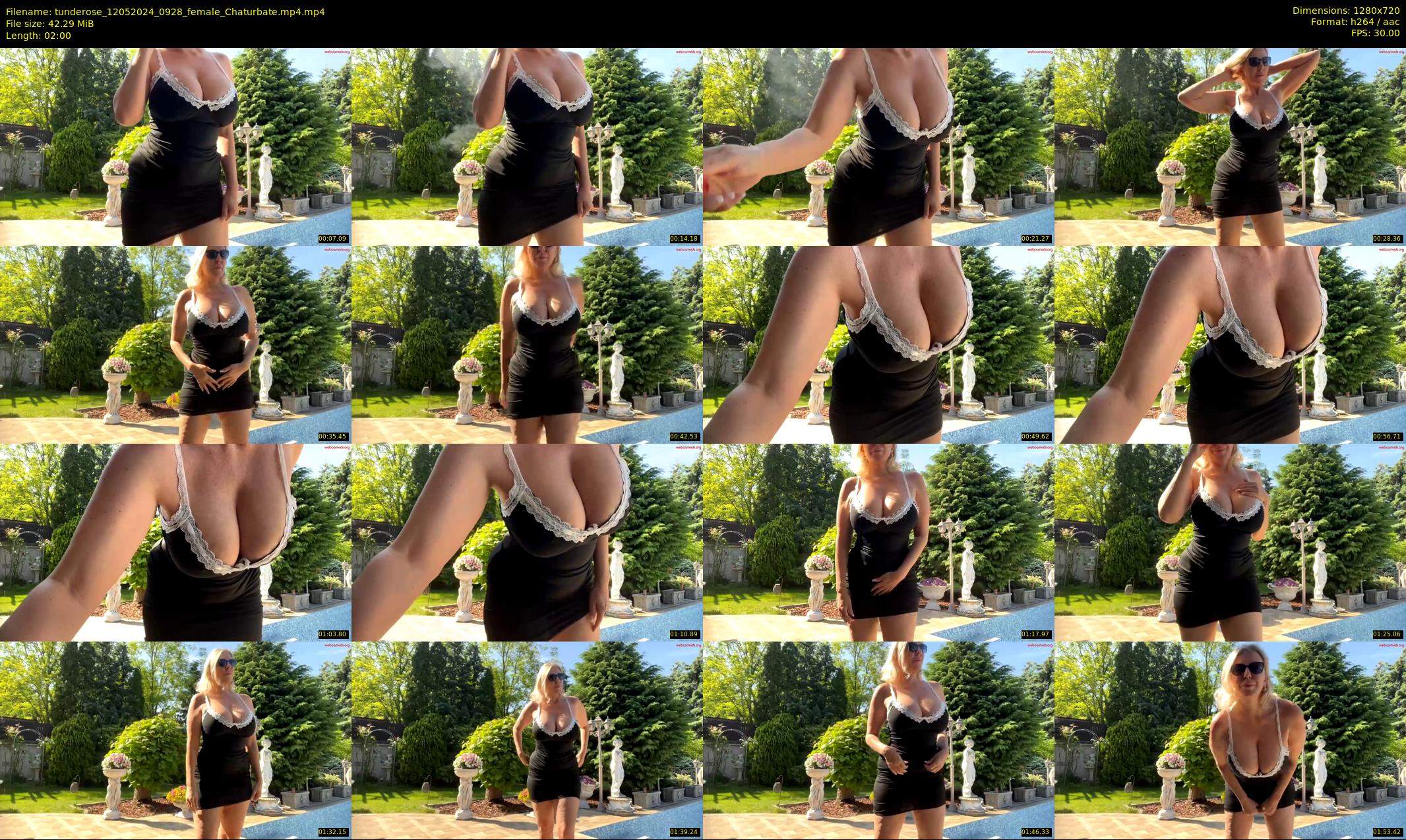 tunderose — 2 minute Chaturbate female cam show recording, 720p, May 12, 2024