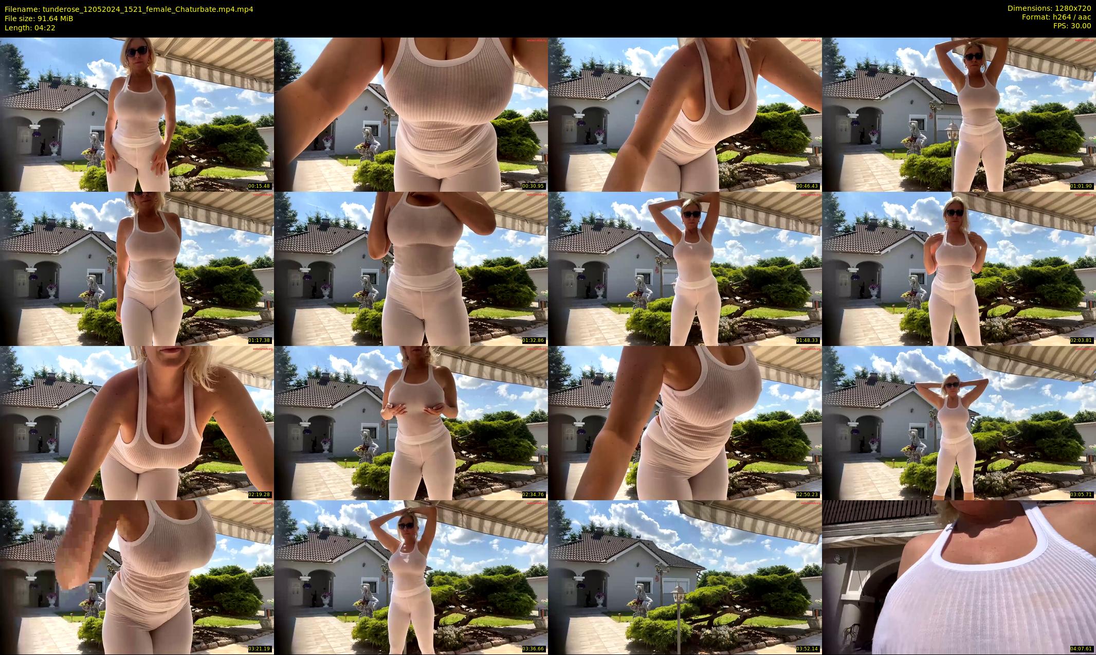 tunderose — 5 minute Chaturbate female cam show recording, 720p, May 12, 2024