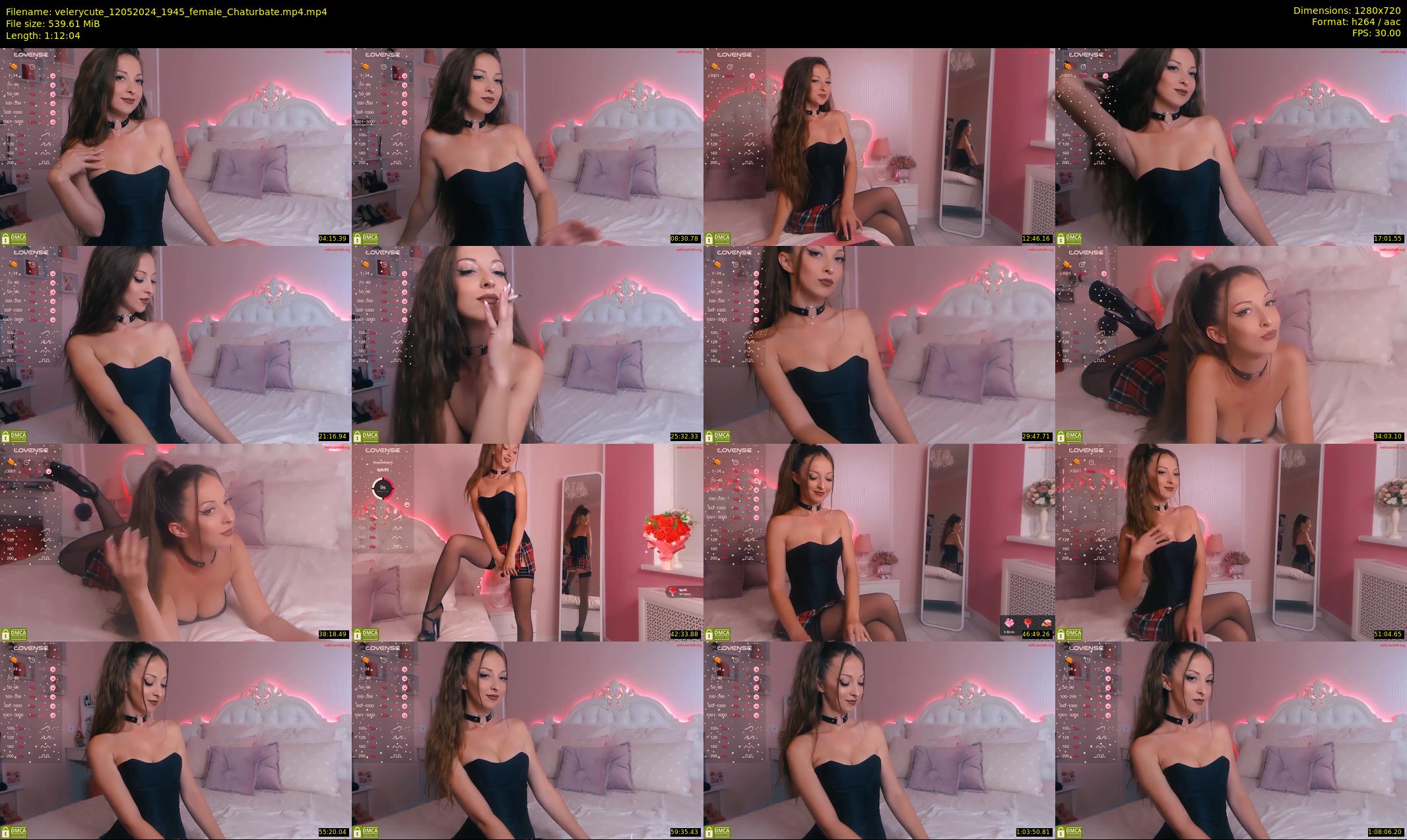 velerycute — 73 minute Chaturbate female cam show recording, 720p, May 12, 2024