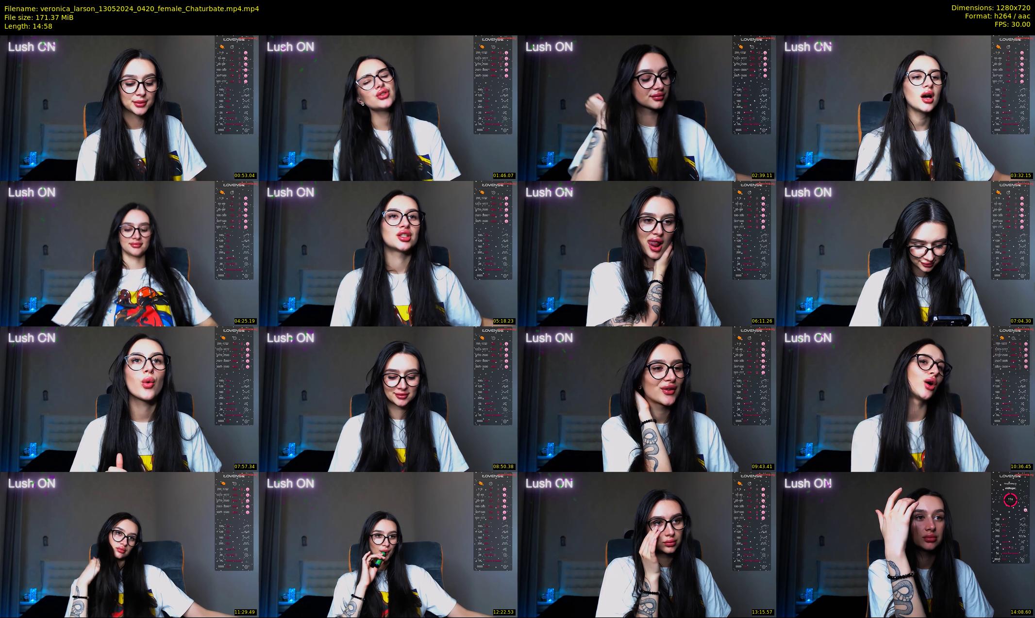 veronica_larson — 15 minute Chaturbate female cam show recording, 720p, May 13, 2024