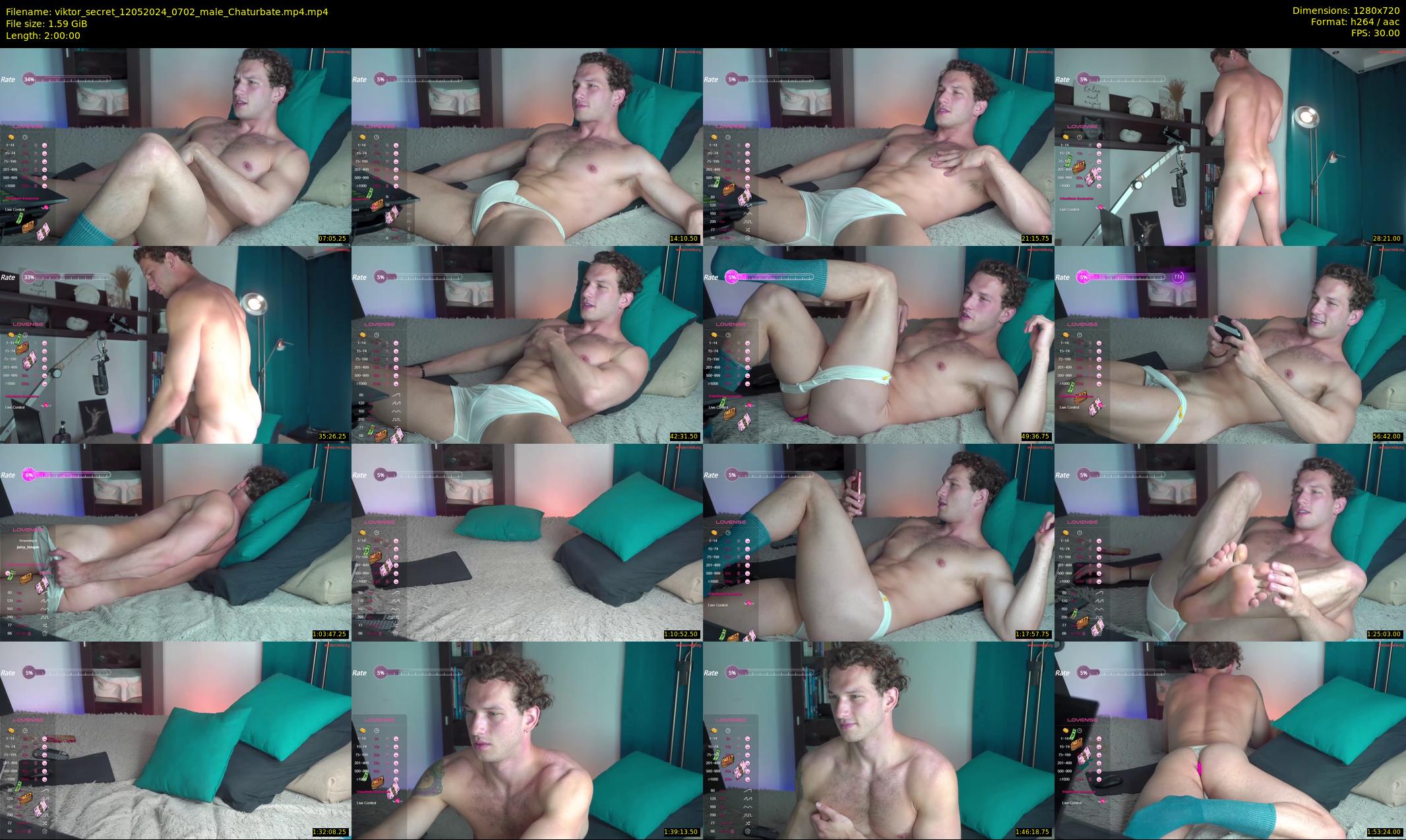 viktor_secret — 120 minute Chaturbate male cam show recording, 720p, May 12, 2024