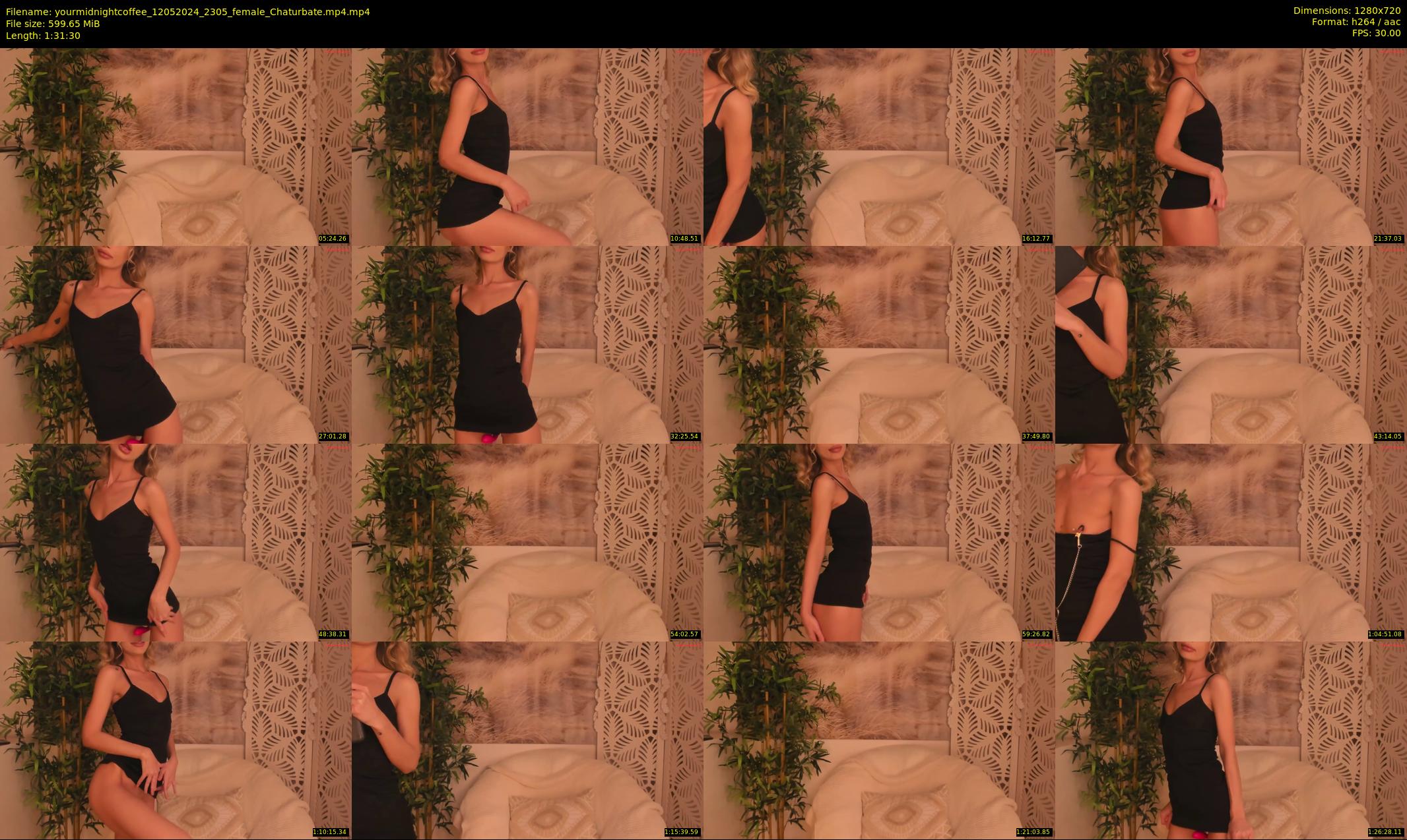 yourmidnightcoffee — 92 minute Chaturbate female cam show recording, 720p, May 12, 2024