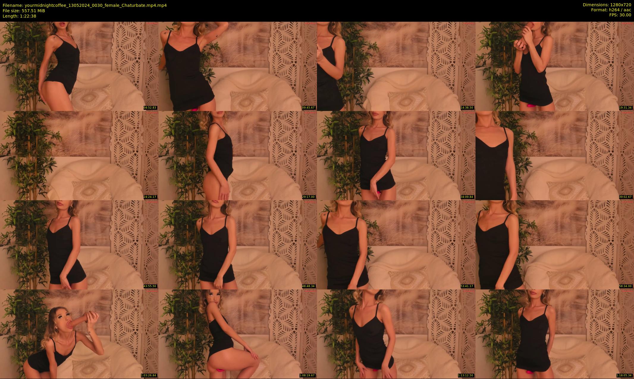 yourmidnightcoffee — 83 minute Chaturbate female cam show recording, 720p, May 13, 2024