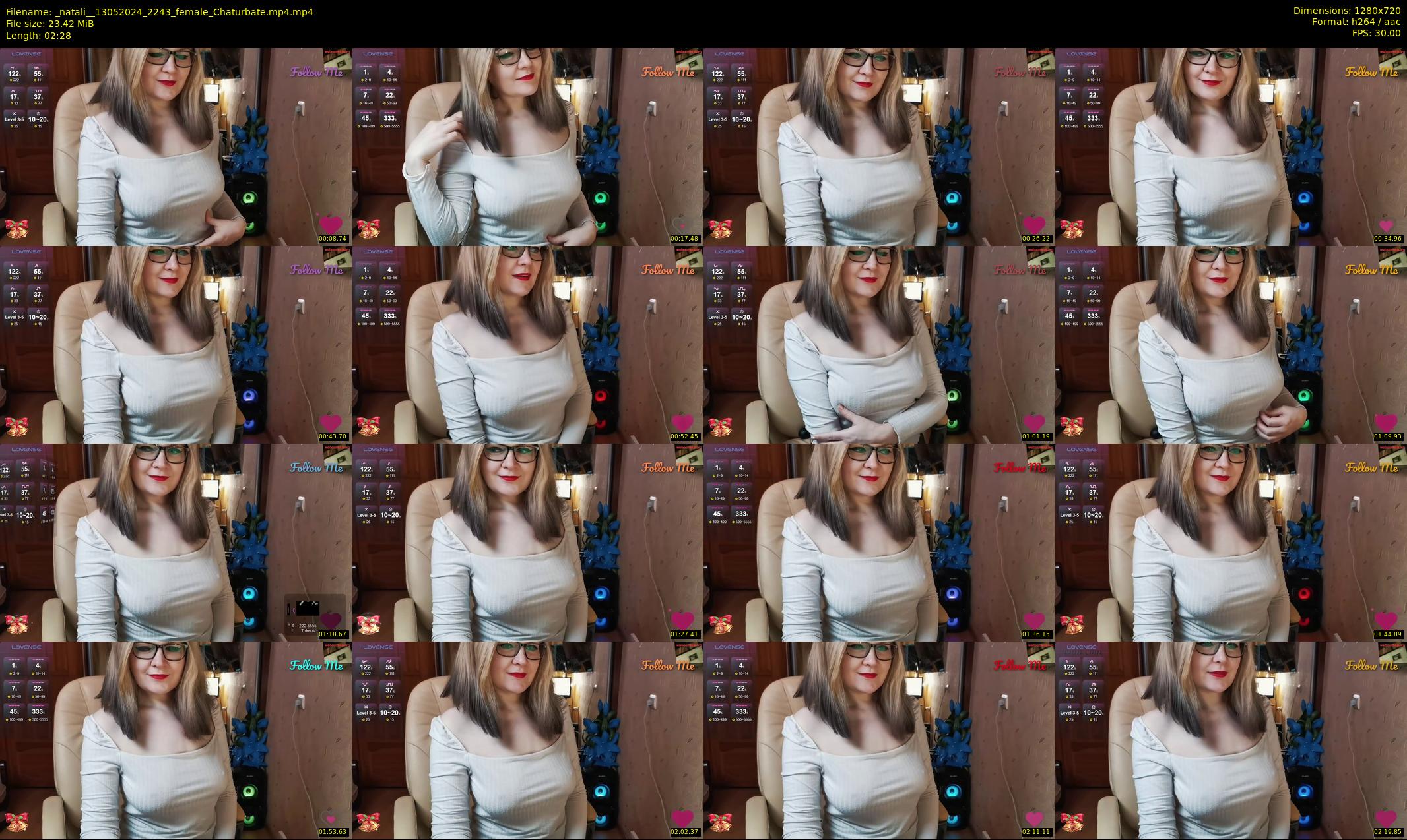 _natali_ — 3 minute Chaturbate female cam show recording, 720p, May 13, 2024