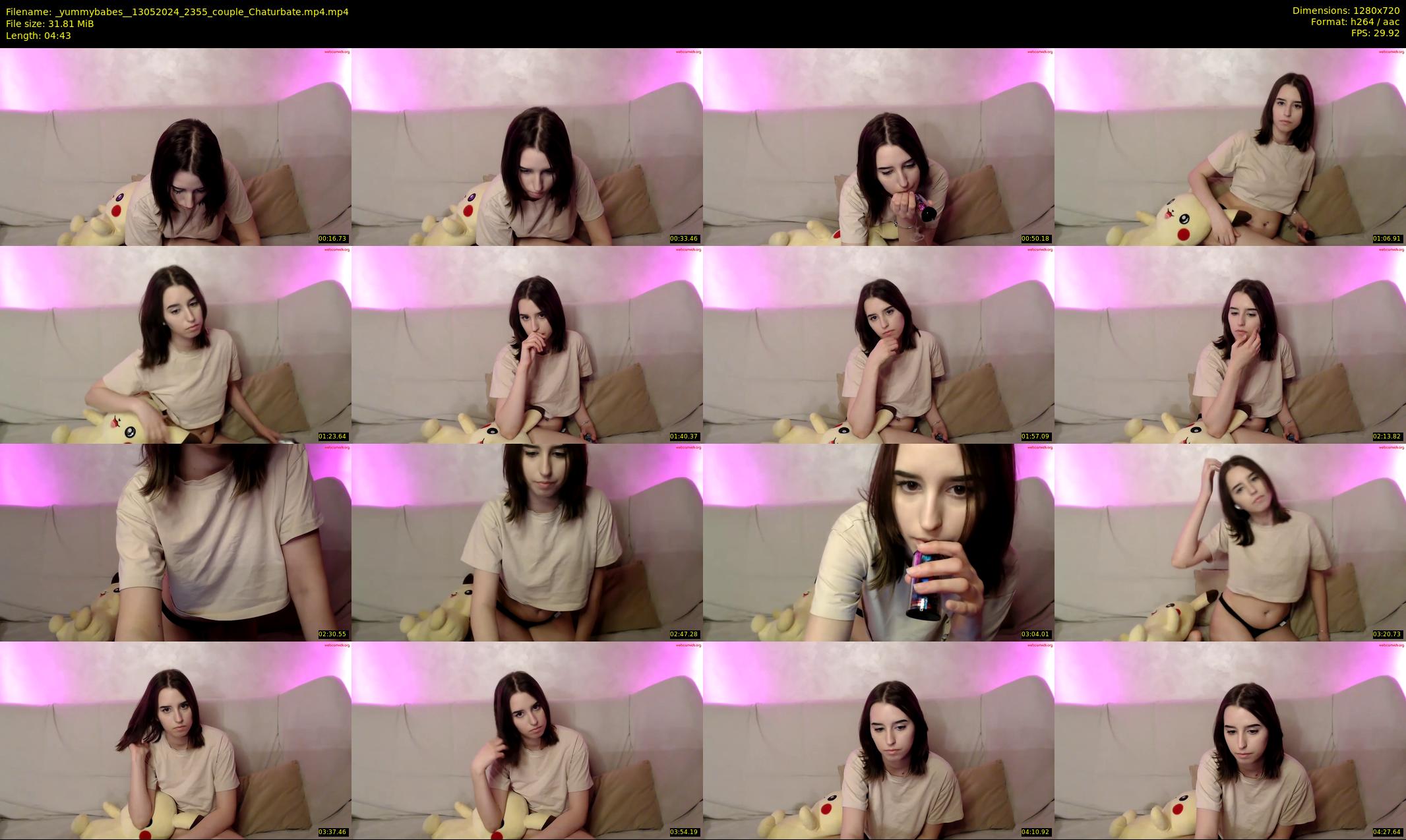 _yummybabes_ — 5 minute Chaturbate couple cam show recording, 720p, May 13, 2024