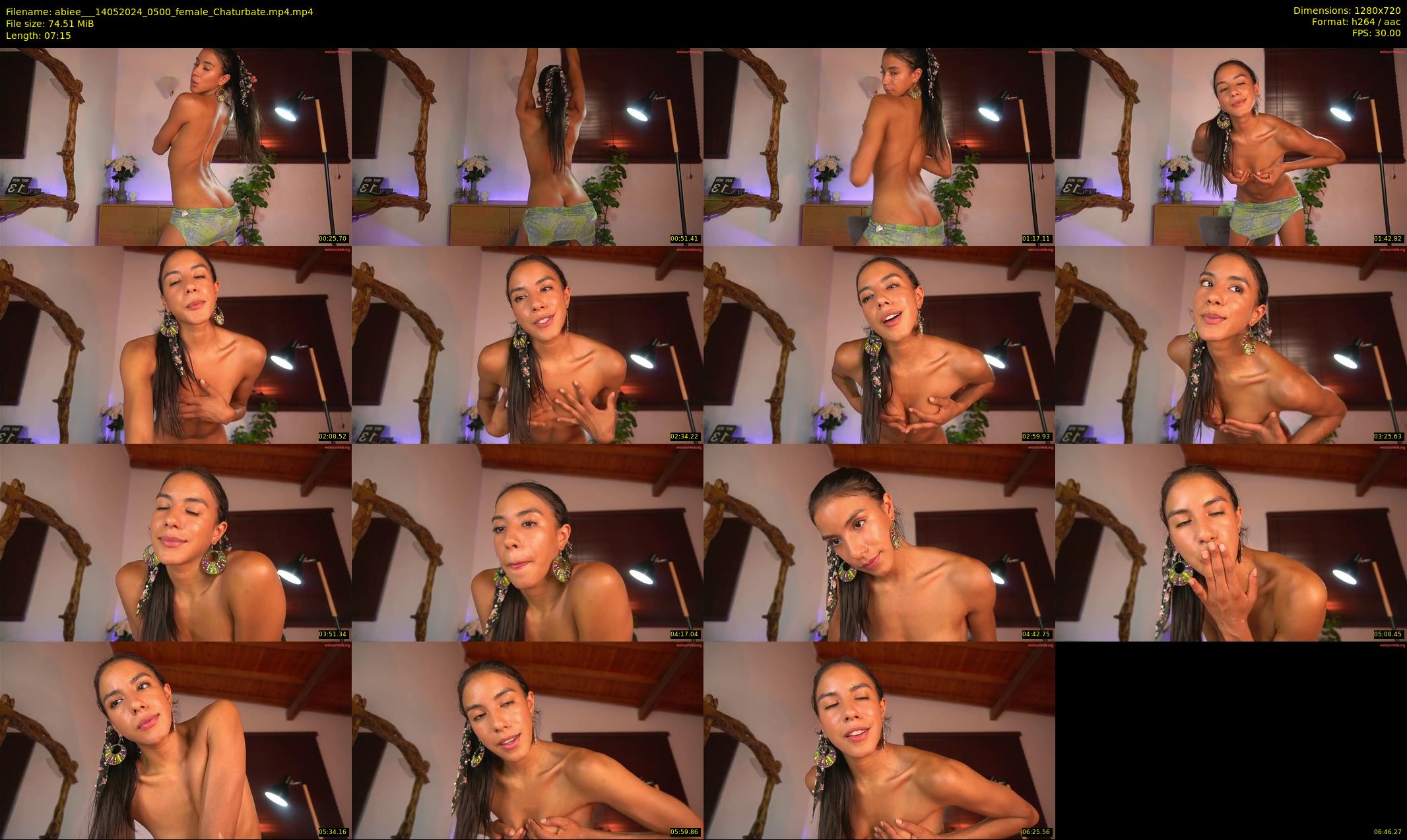 abiee__ — 8 minute Chaturbate female cam show recording, 720p, May 14, 2024