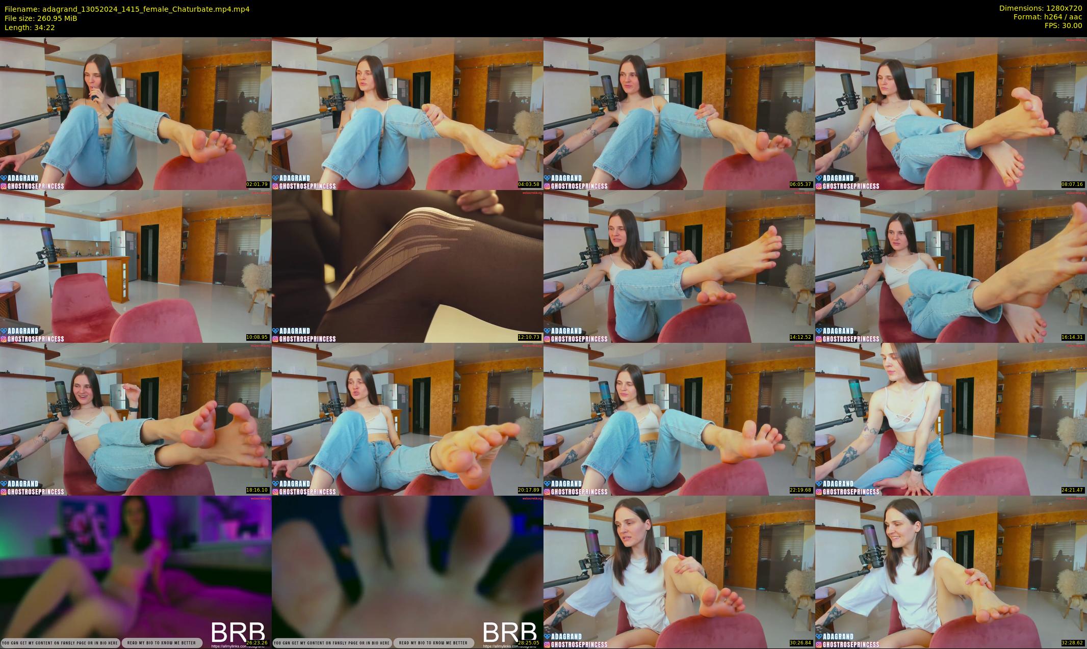 adagrand — 35 minute Chaturbate female cam show recording, 720p, May 13, 2024