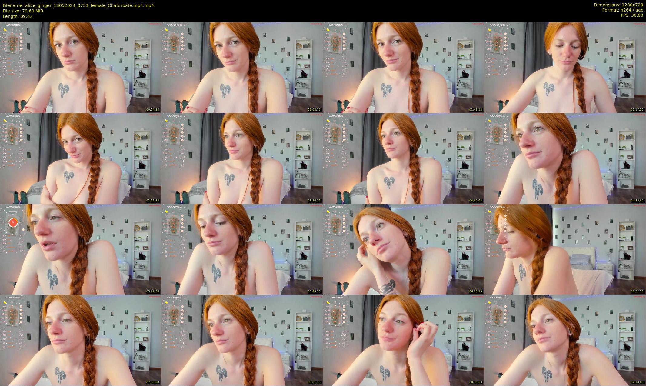 alice_ginger — 10 minute Chaturbate female cam show recording, 720p, May 13, 2024