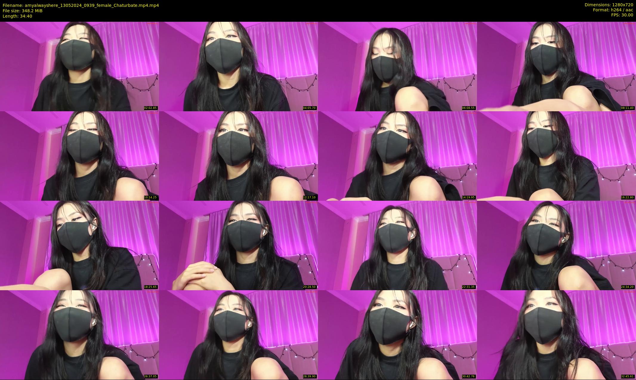 amyalwayshere — 35 minute Chaturbate female cam show recording, 720p, May 13, 2024