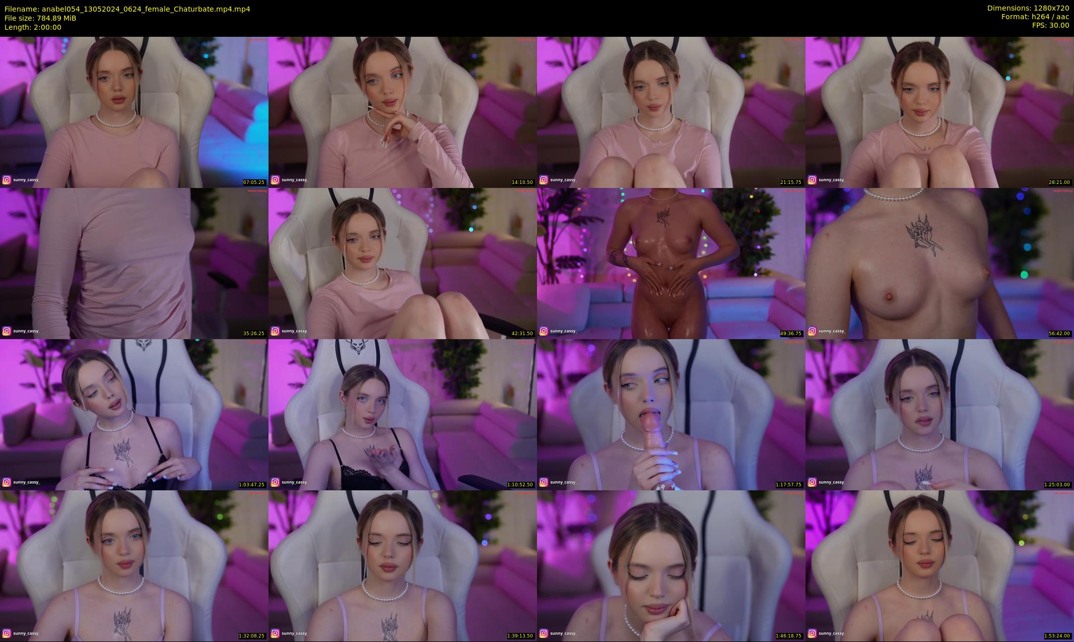 anabel054 — 120 minute Chaturbate female cam show recording, 720p, May 13, 2024