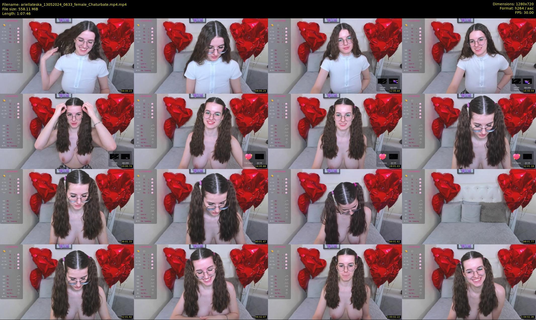 ariellateska — 68 minute Chaturbate female cam show recording, 720p, May 13, 2024