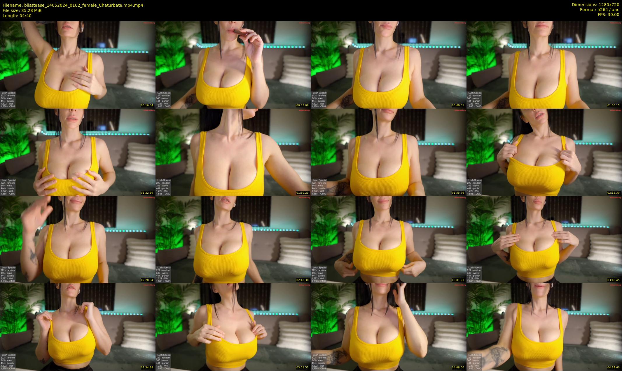 blisstease — 5 minute Chaturbate female cam show recording, 720p, May 14, 2024