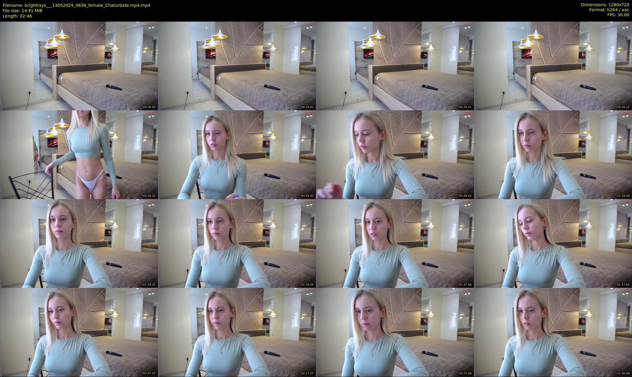 brightrays__ — 3 minute Chaturbate female cam show recording, 720p, May 13, 2024