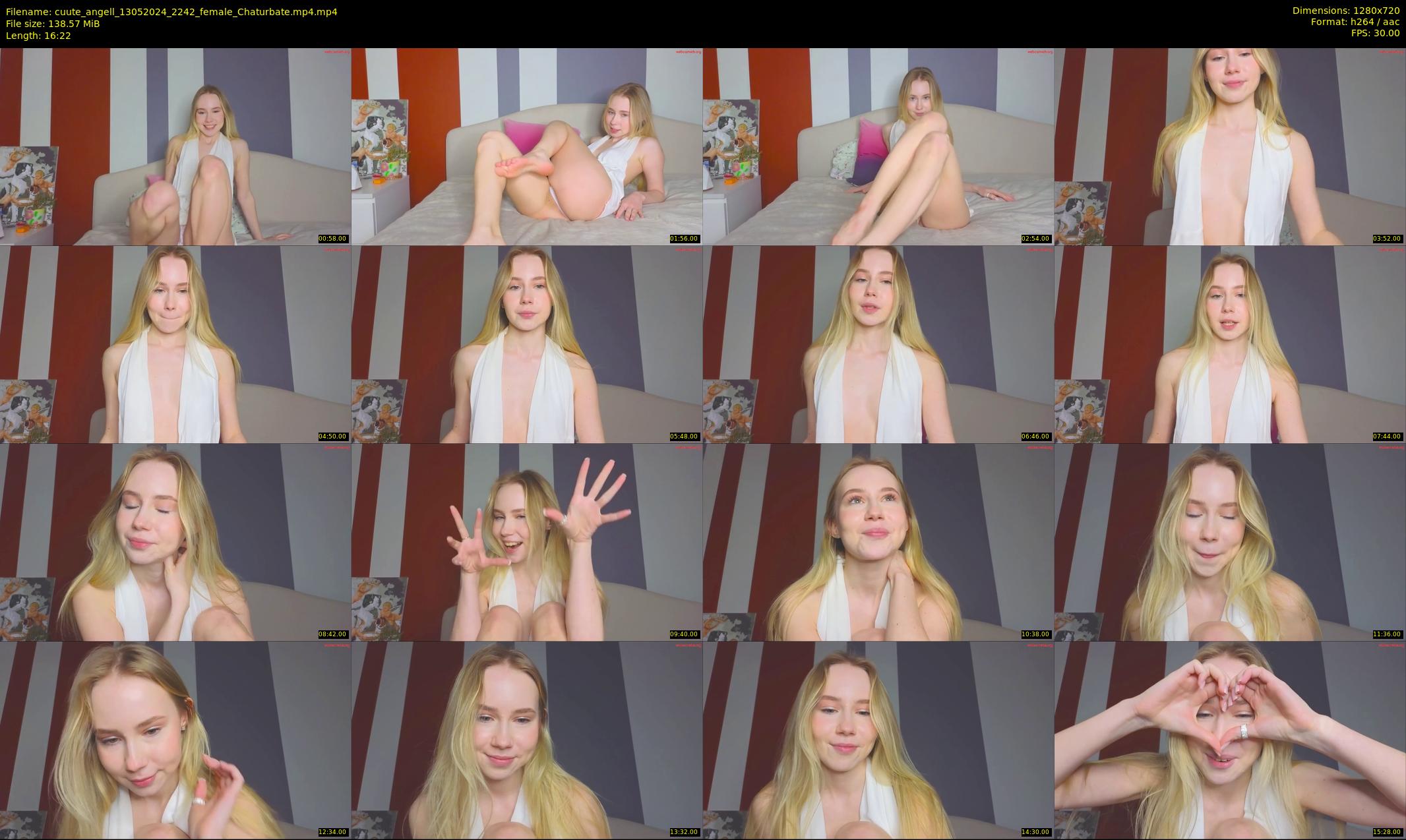 cuute_angell — 17 minute Chaturbate female cam show recording, 720p, May 13, 2024