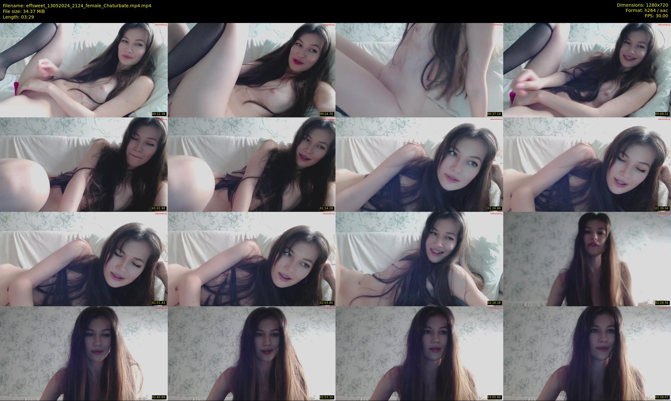 effsweet — 4 minute Chaturbate female cam show recording, 720p, May 13, 2024