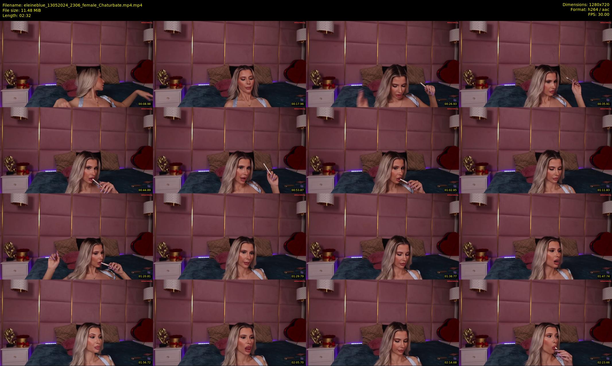 eleineblue — 3 minute Chaturbate female cam show recording, 720p, May 13, 2024