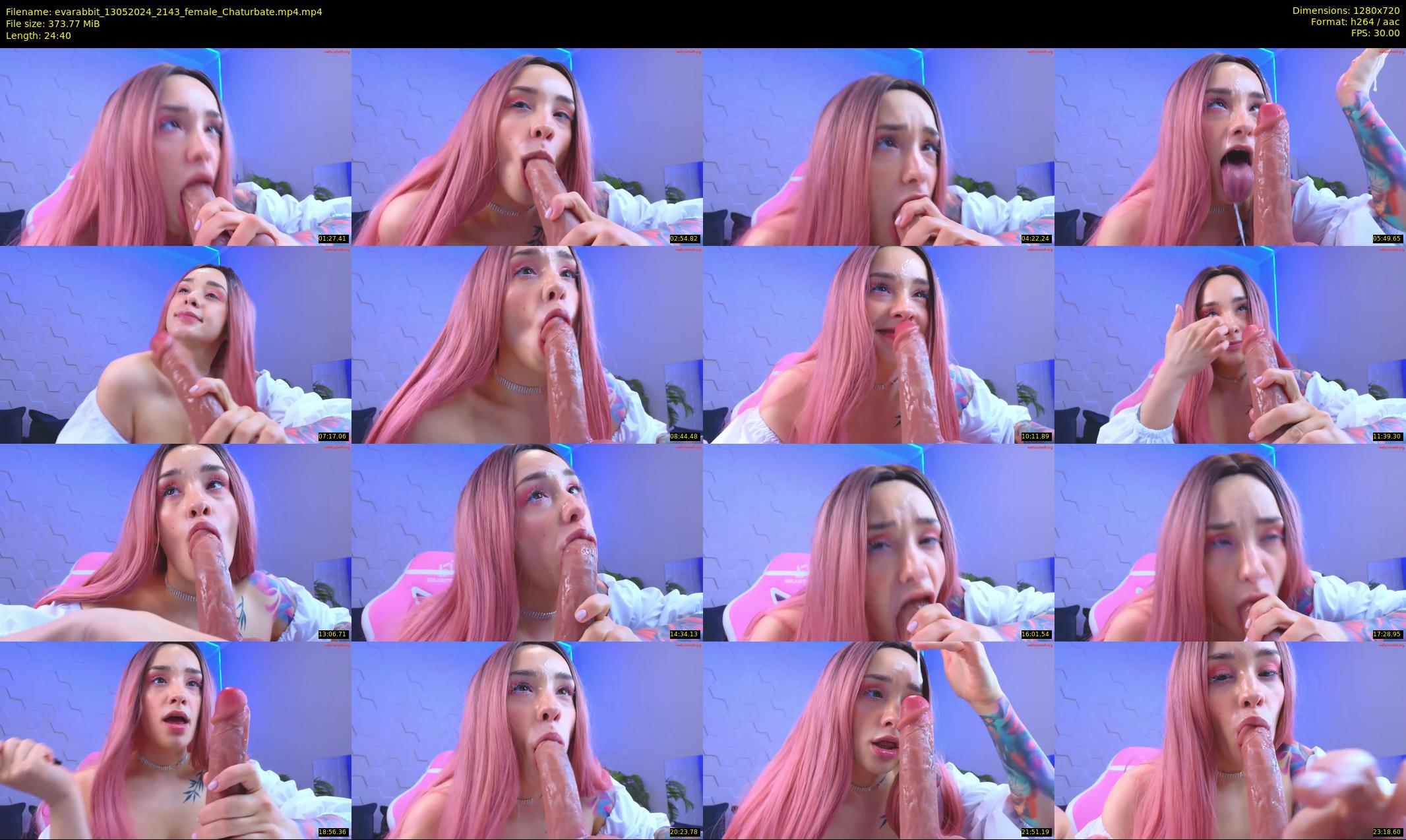 evarabbit — 25 minute Chaturbate female cam show recording, 720p, May 13, 2024