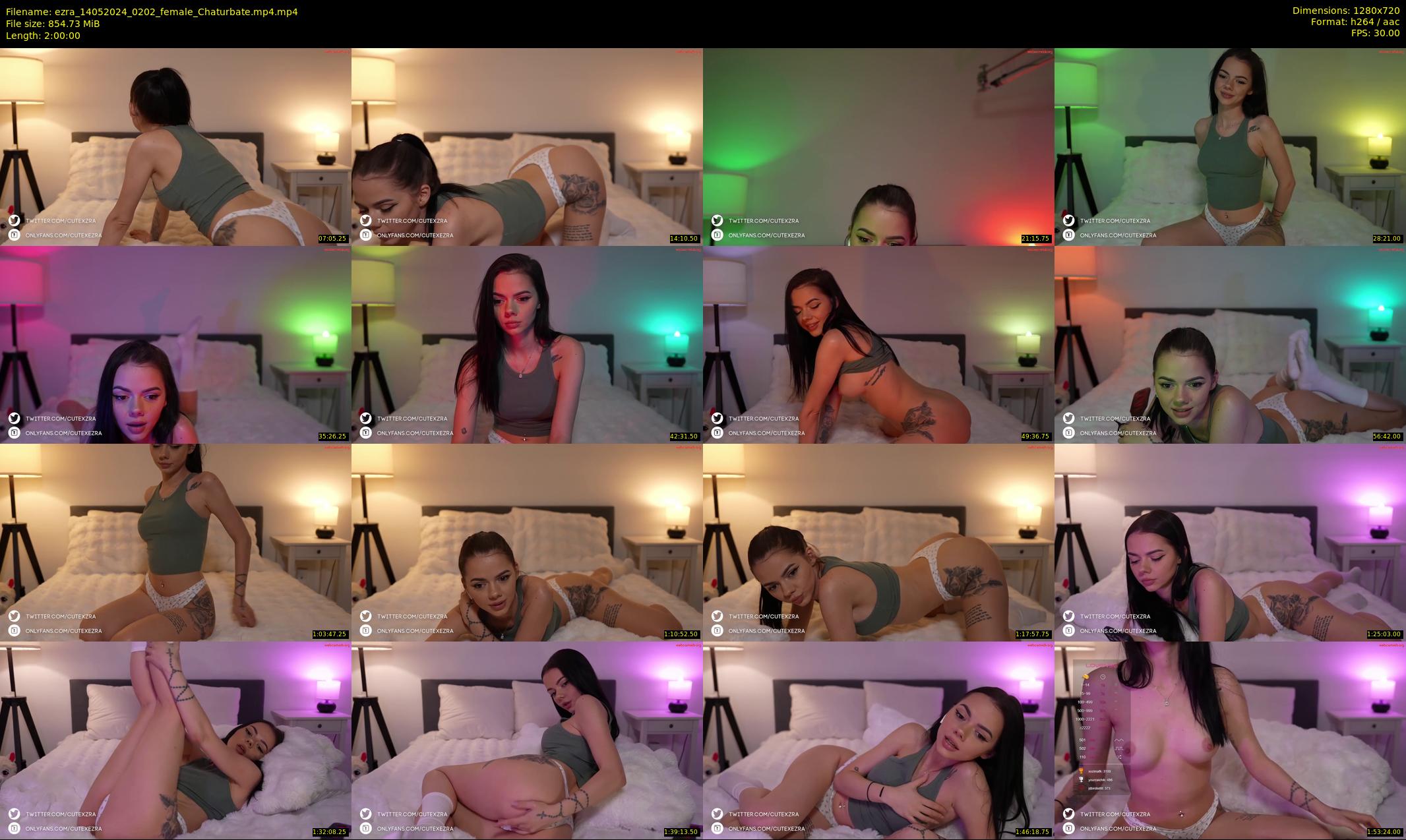 ezra — 120 minute Chaturbate female cam show recording, 720p, May 14, 2024