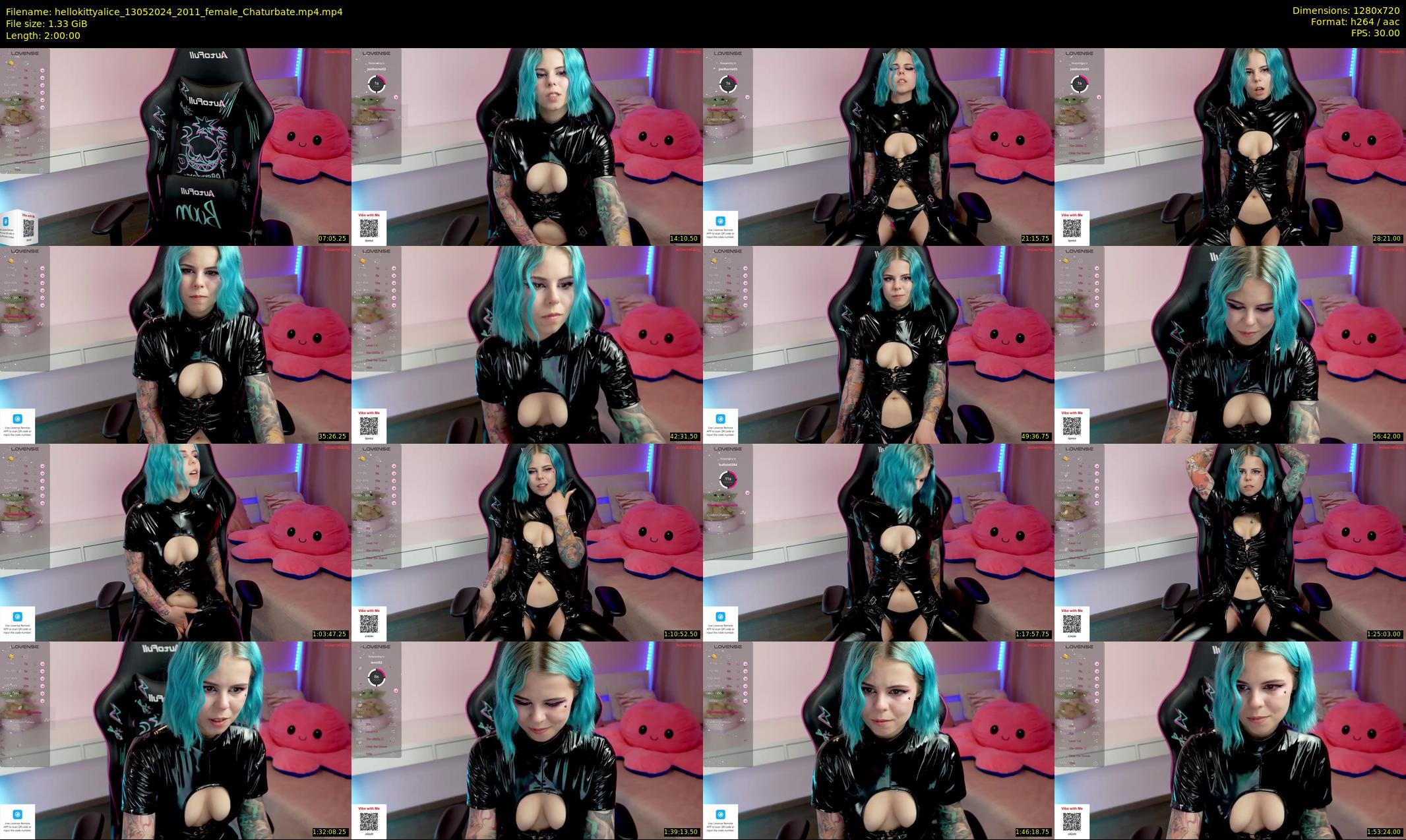 hellokittyalice — 120 minute Chaturbate female cam show recording, 720p, May 13, 2024